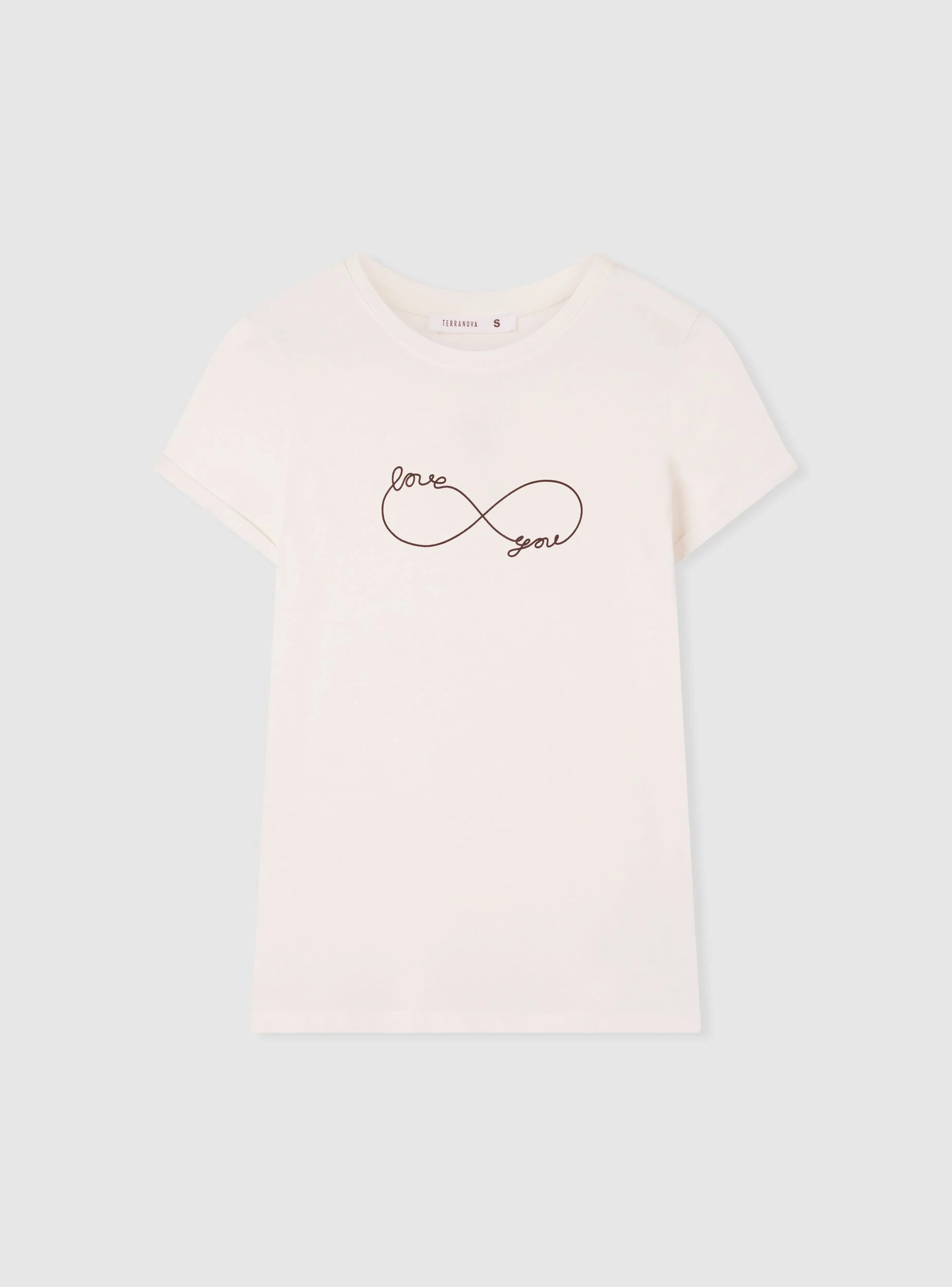 T-shirt slim fit con stampa infinito - Image 6