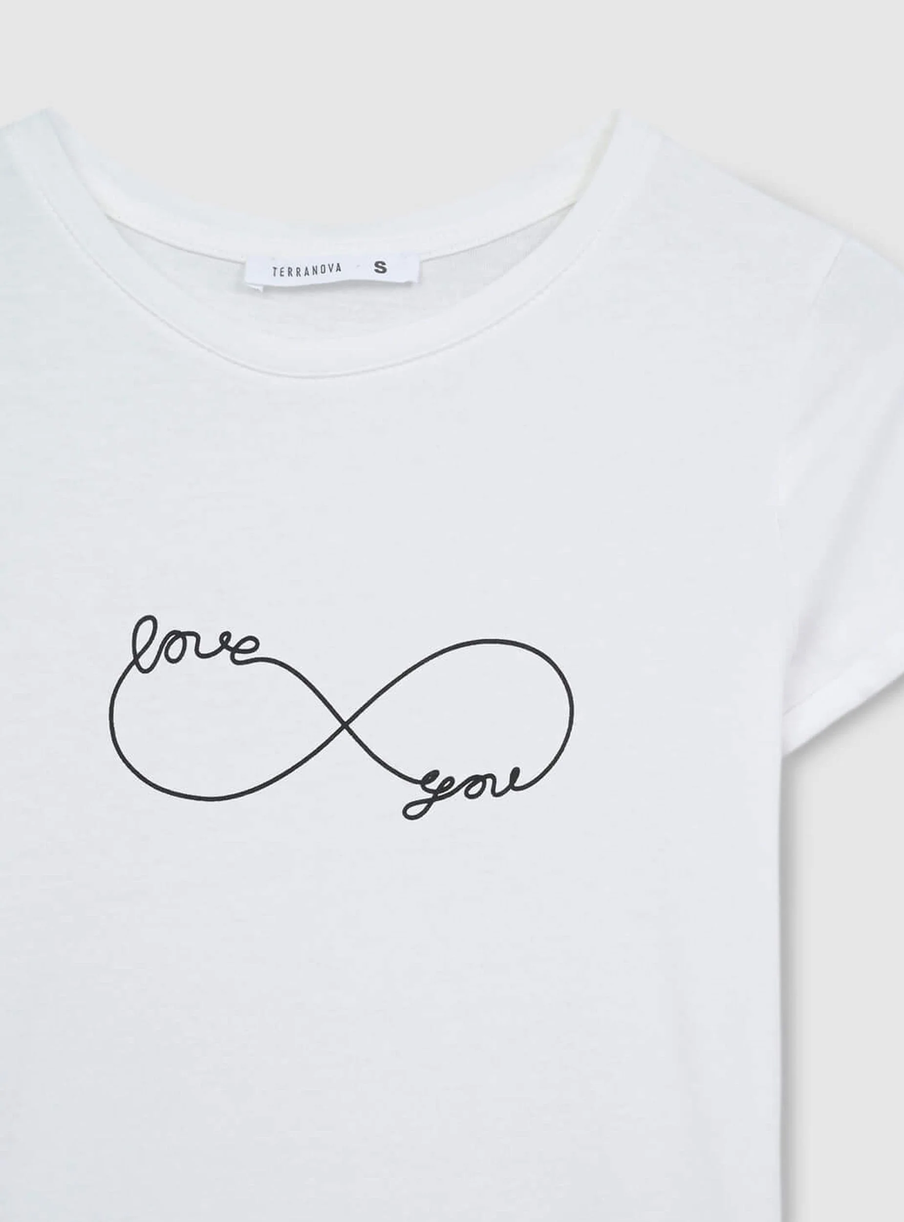 T-shirt slim fit con stampa infinito - Image 7