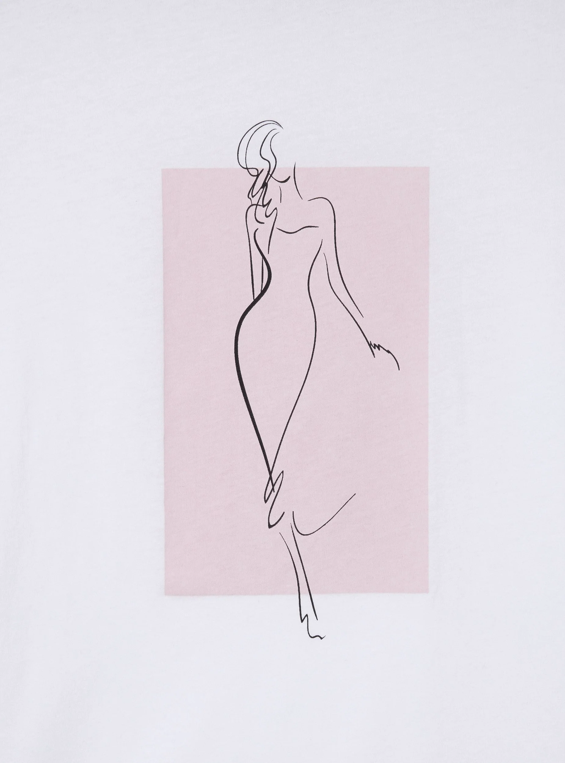 T-shirt slim fit con stampa stilizzata - Image 6