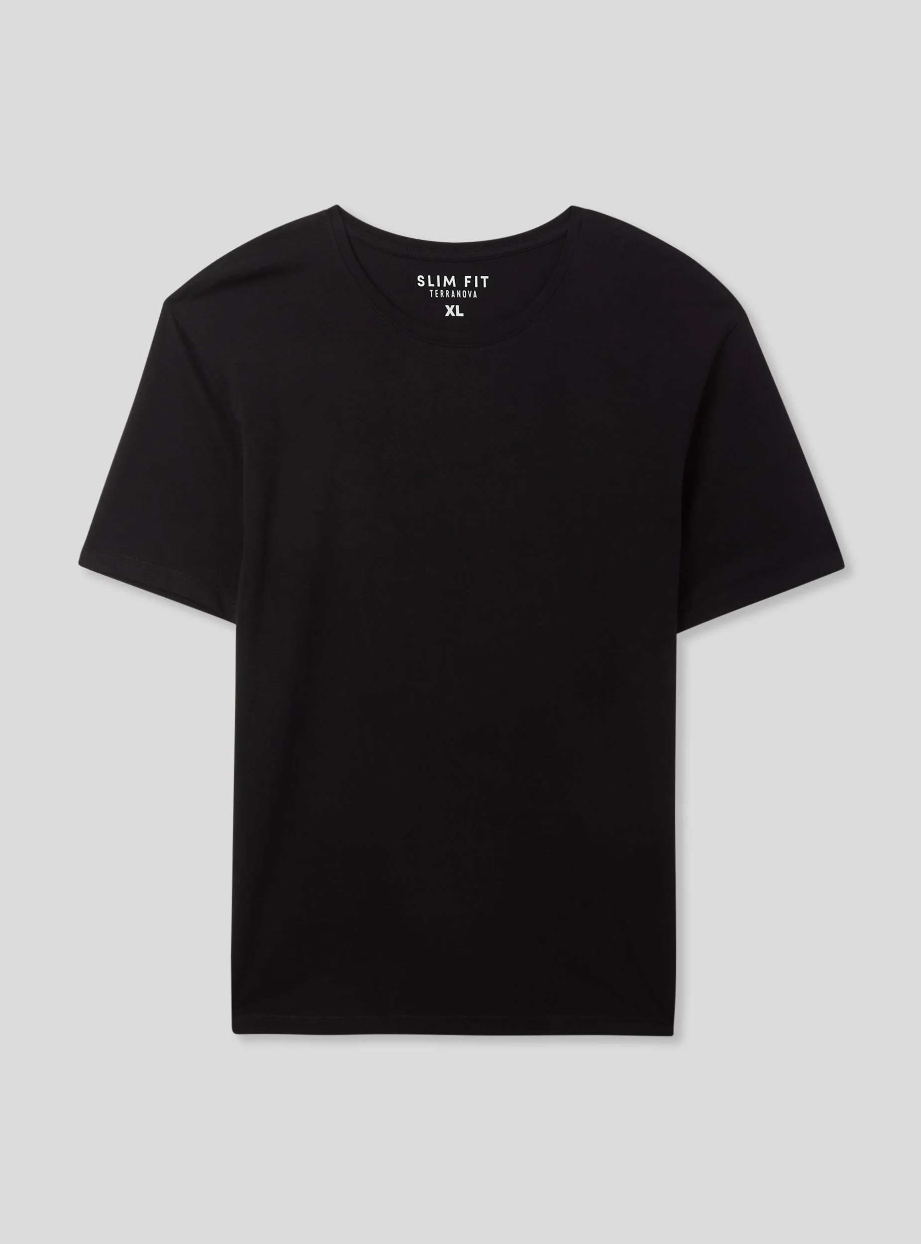 T-shirt slim fit tinta unita - Image 4