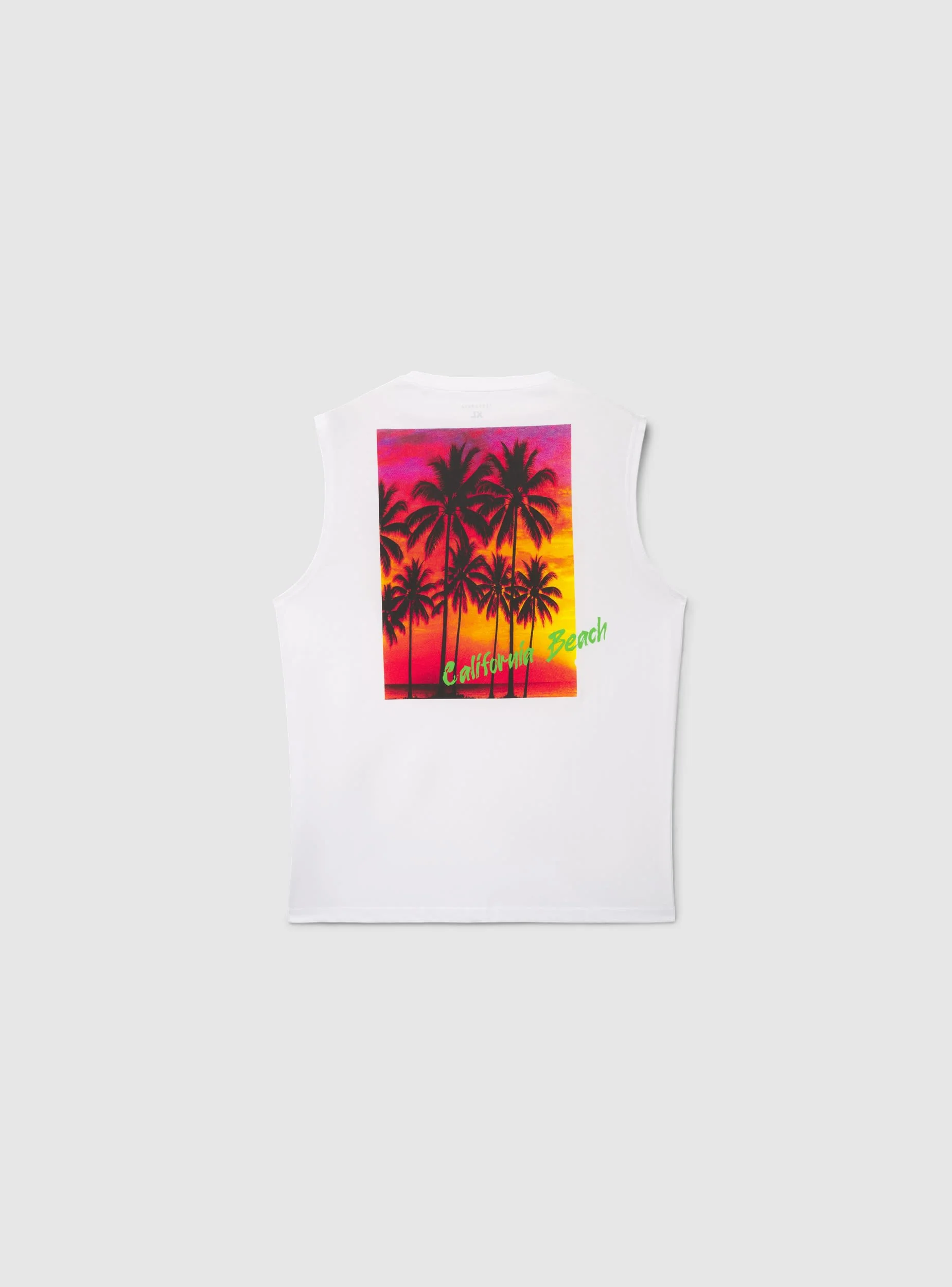 T-shirt smanicata con stampa palme fronte e retro - Image 6
