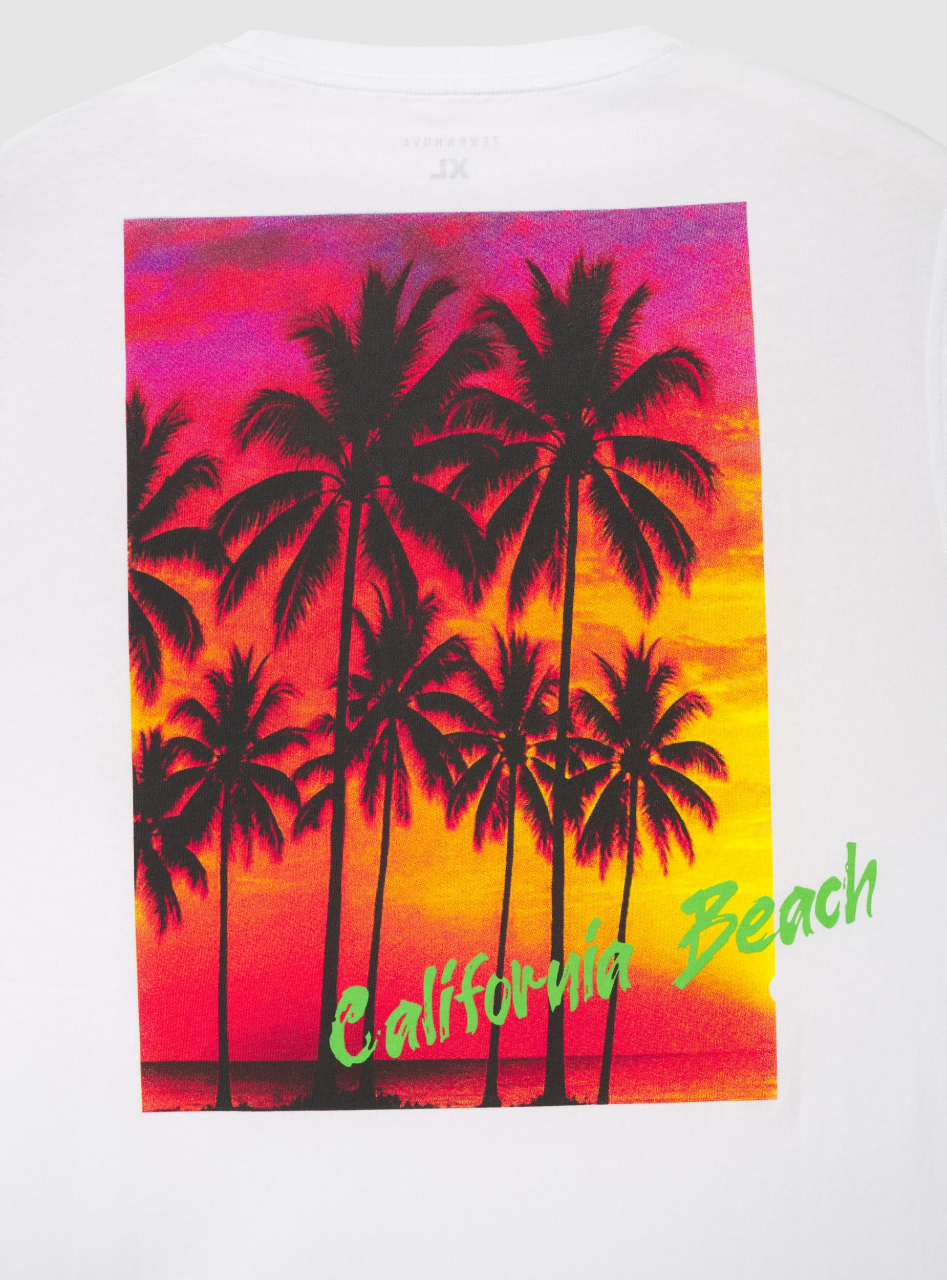 T-shirt smanicata con stampa palme fronte e retro - Image 7