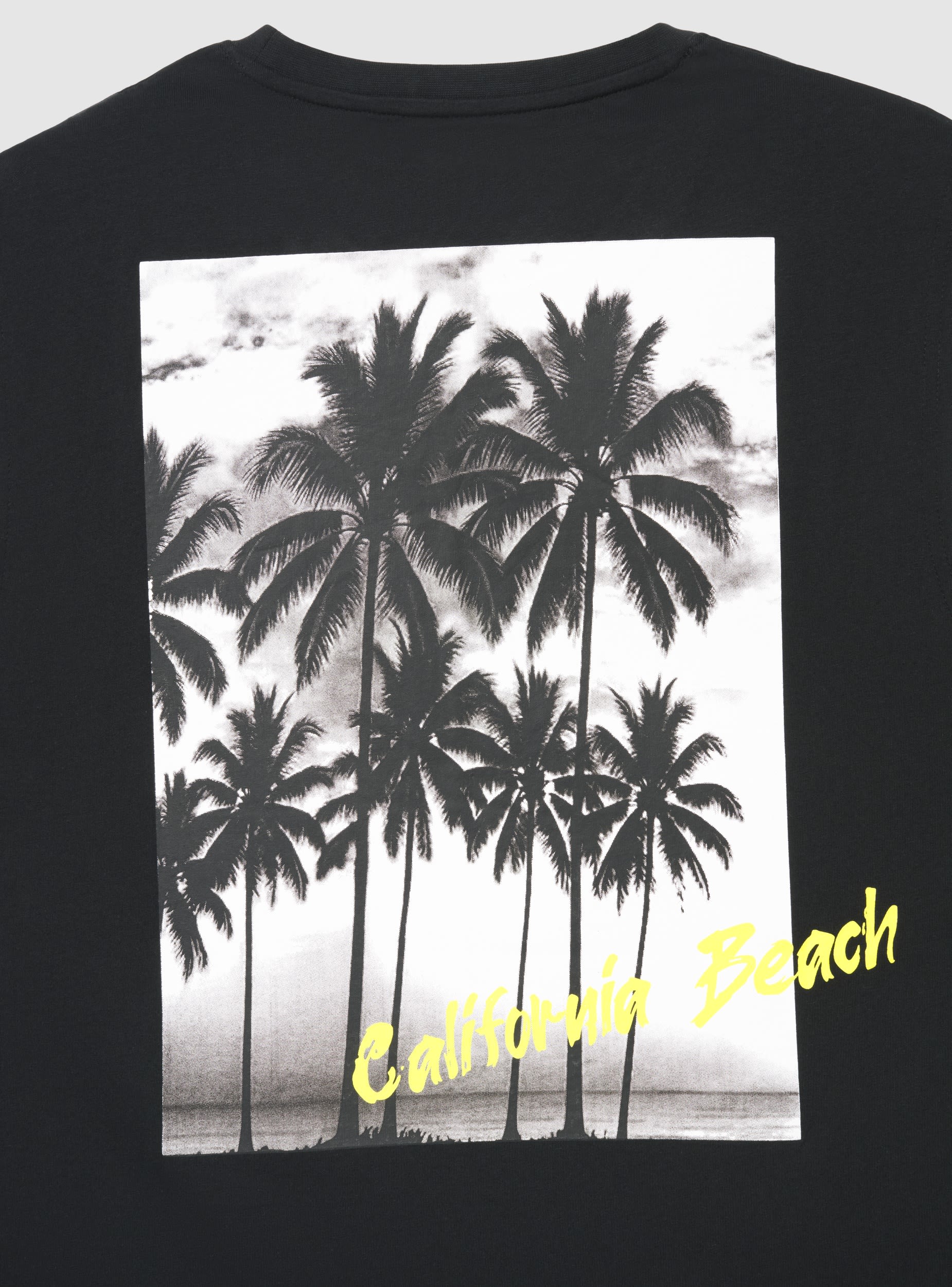 T-shirt smanicata con stampa palme fronte e retro - Image 8
