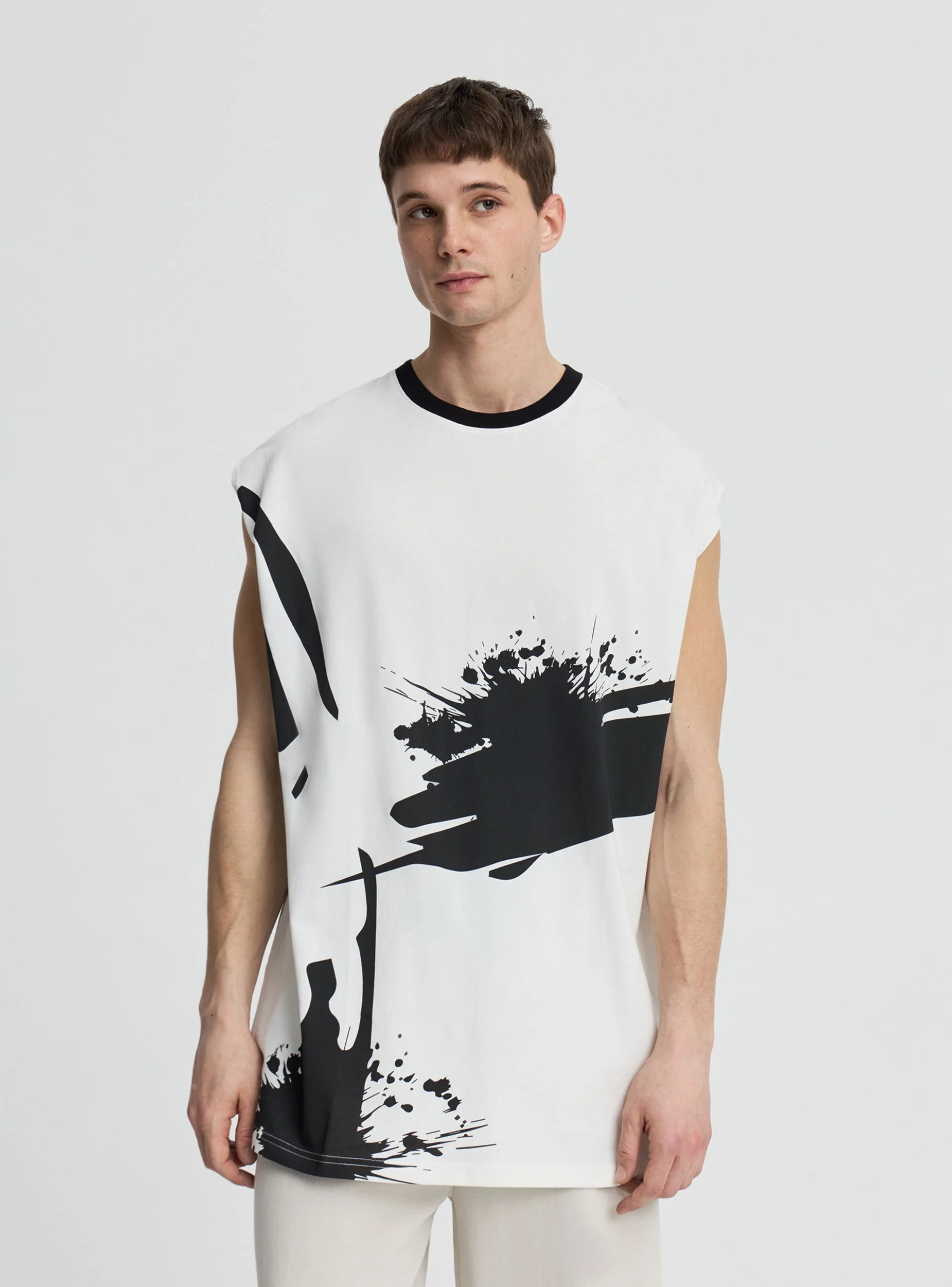 T-shirt smanicata con stampa street TRNPOPLAB - Image 3