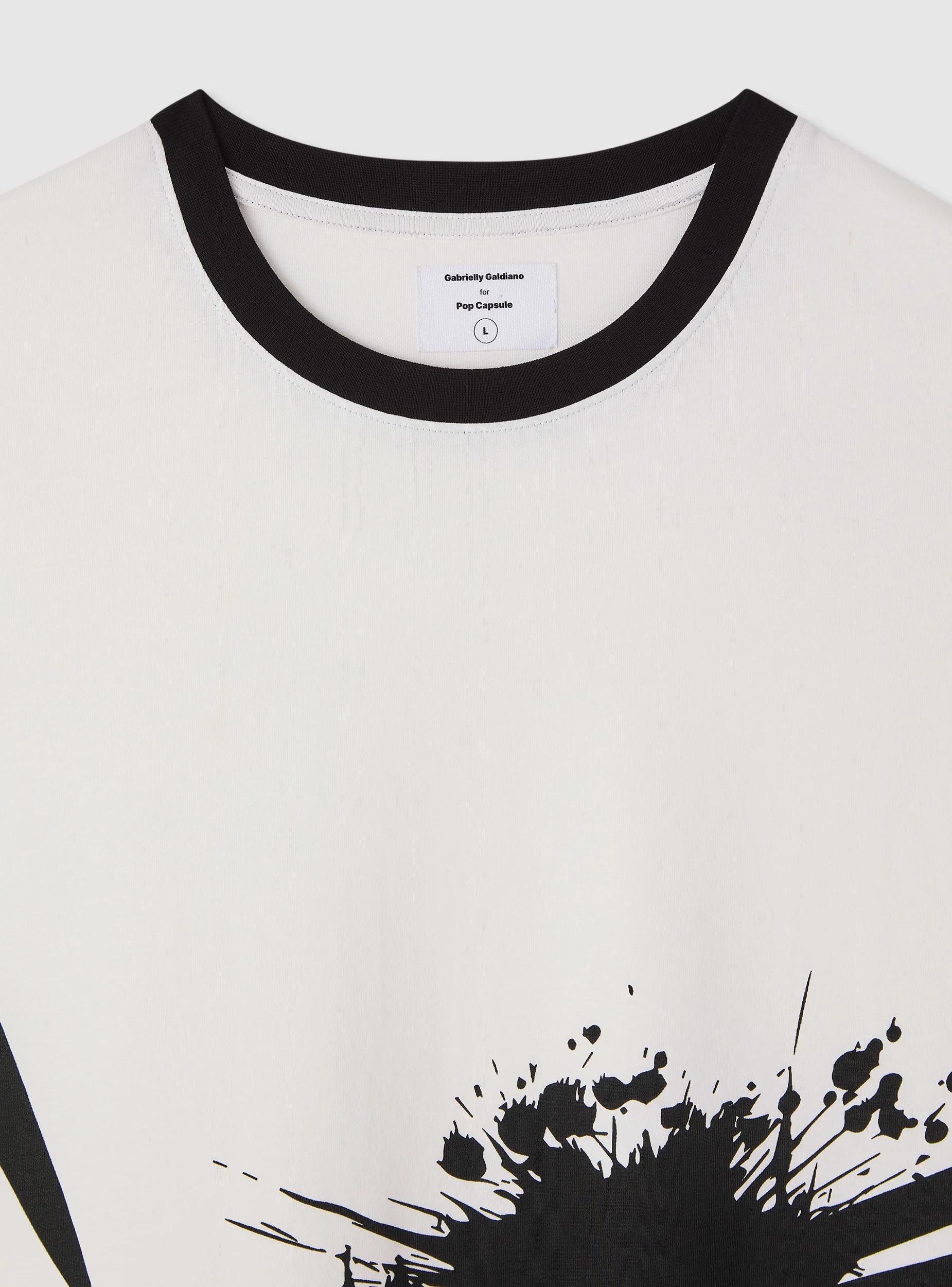 T-shirt smanicata con stampa street TRNPOPLAB - Image 5