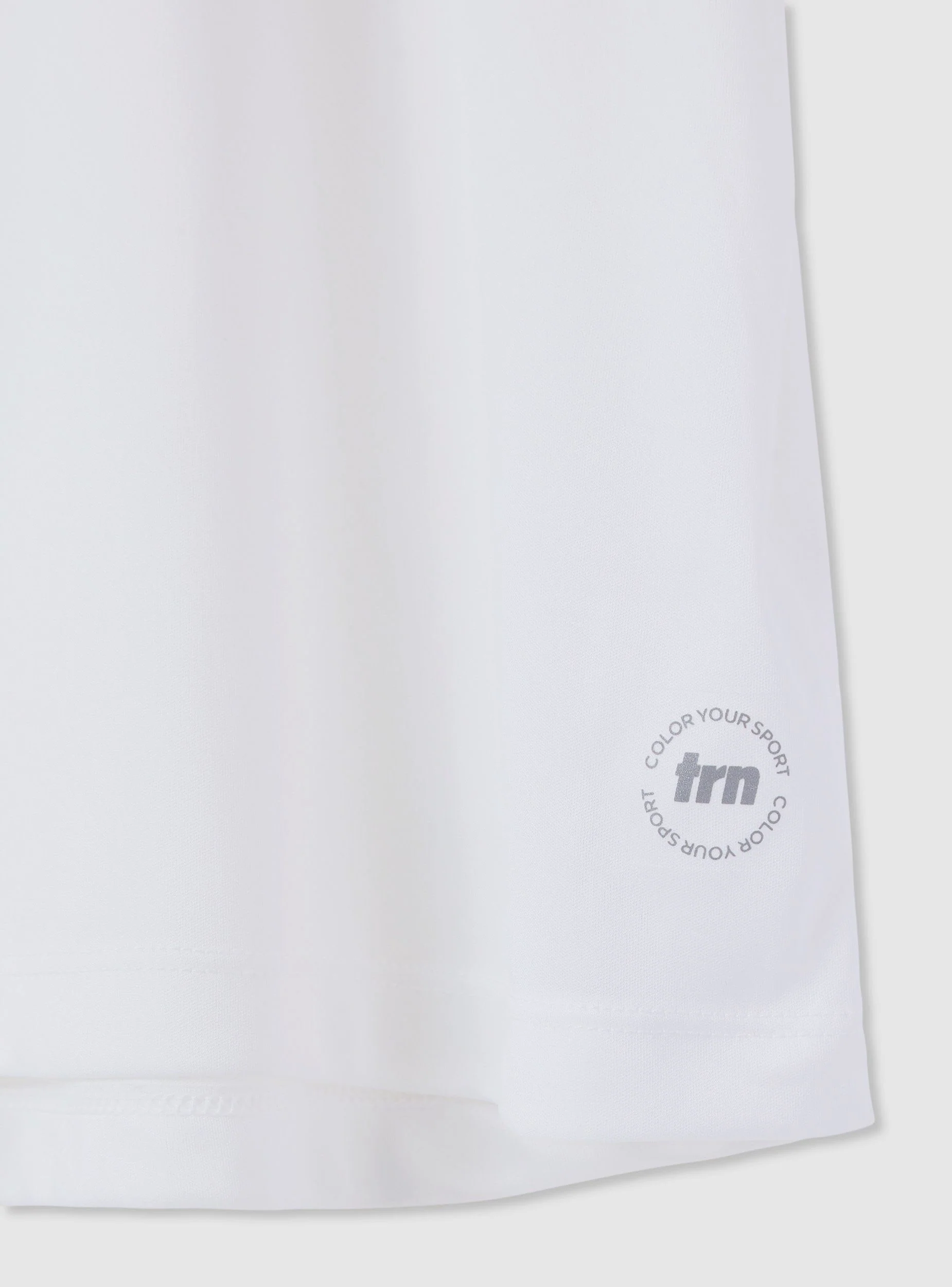T-shirt sportiva ampia tinta unita - Image 5