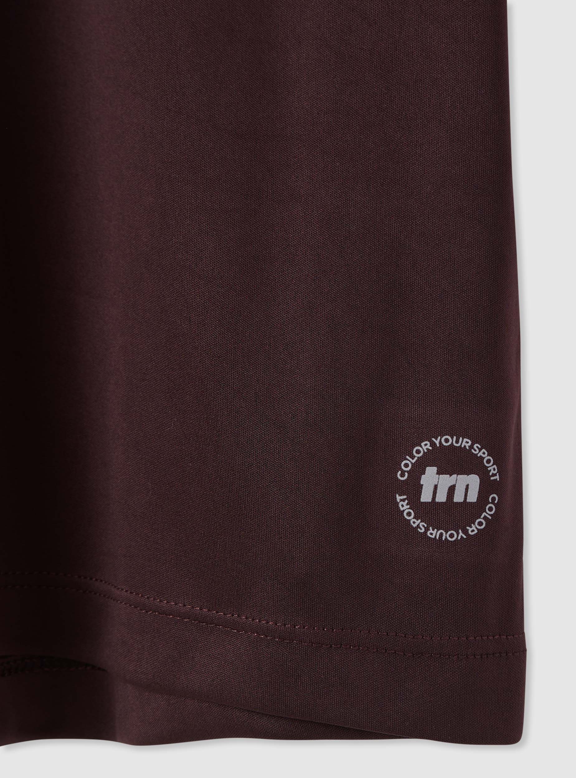 T-shirt sportiva ampia tinta unita - Image 6