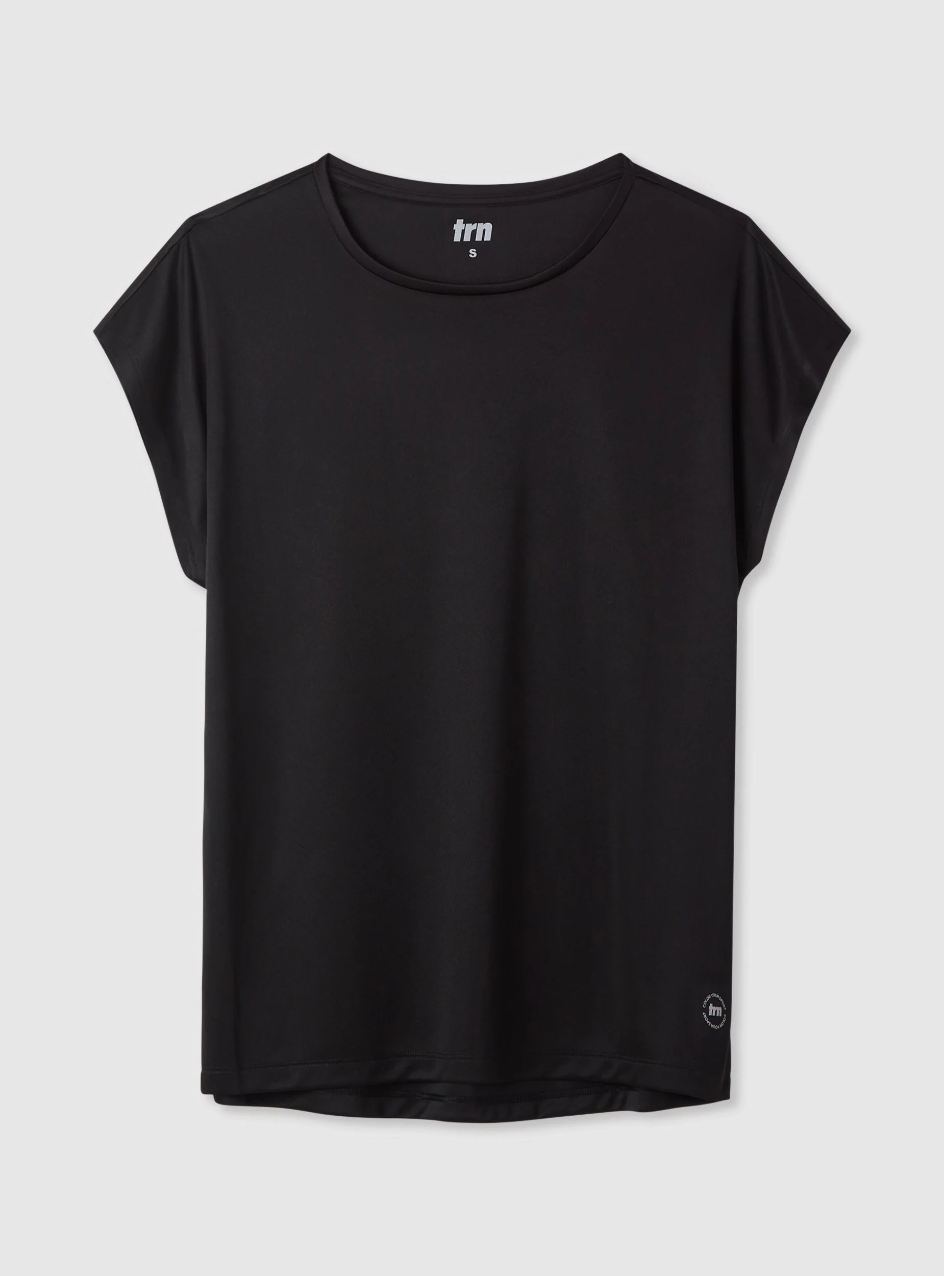 T-shirt sportiva ampia tinta unita - Image 6