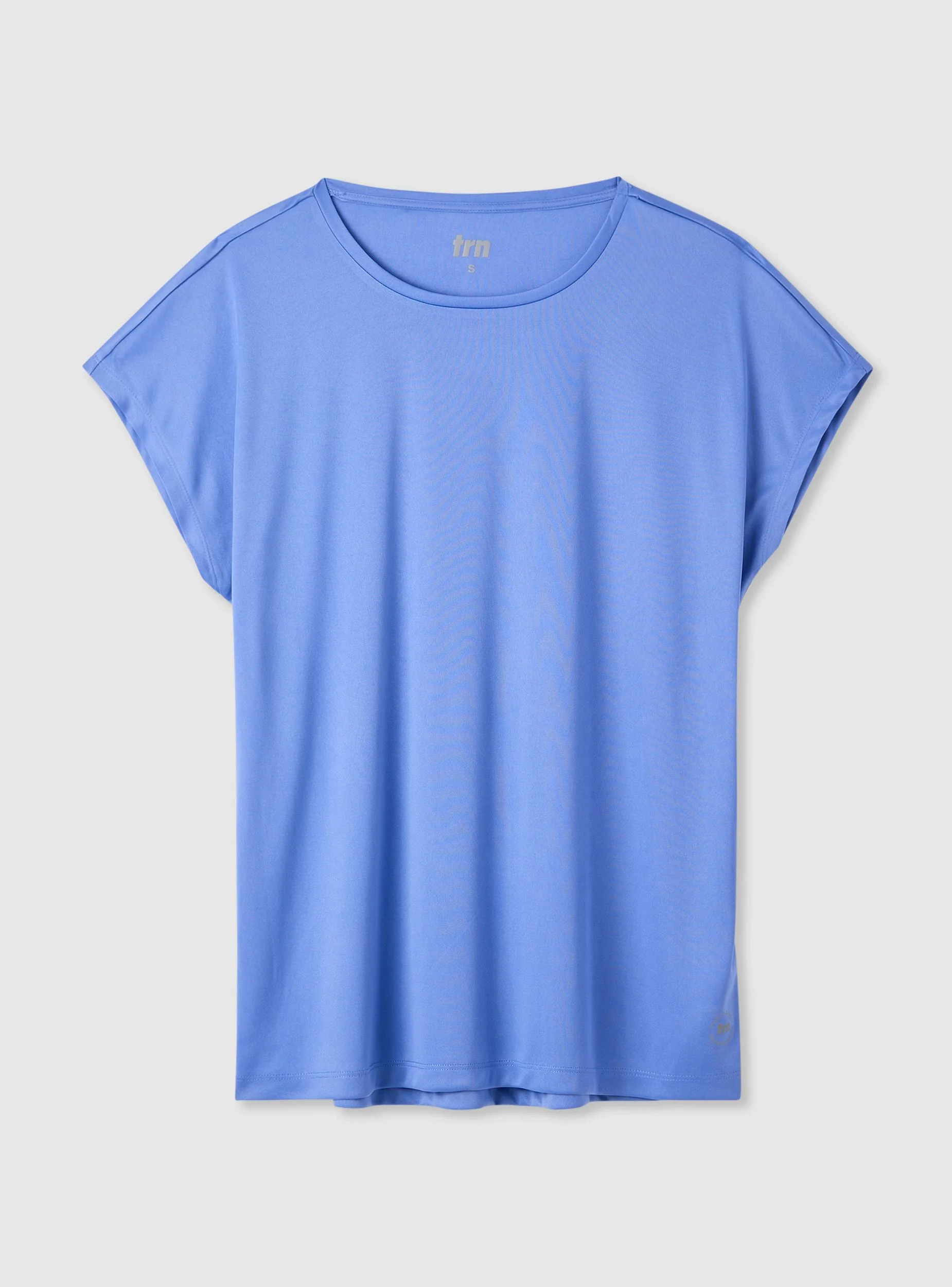 T-shirt sportiva ampia tinta unita - Image 5