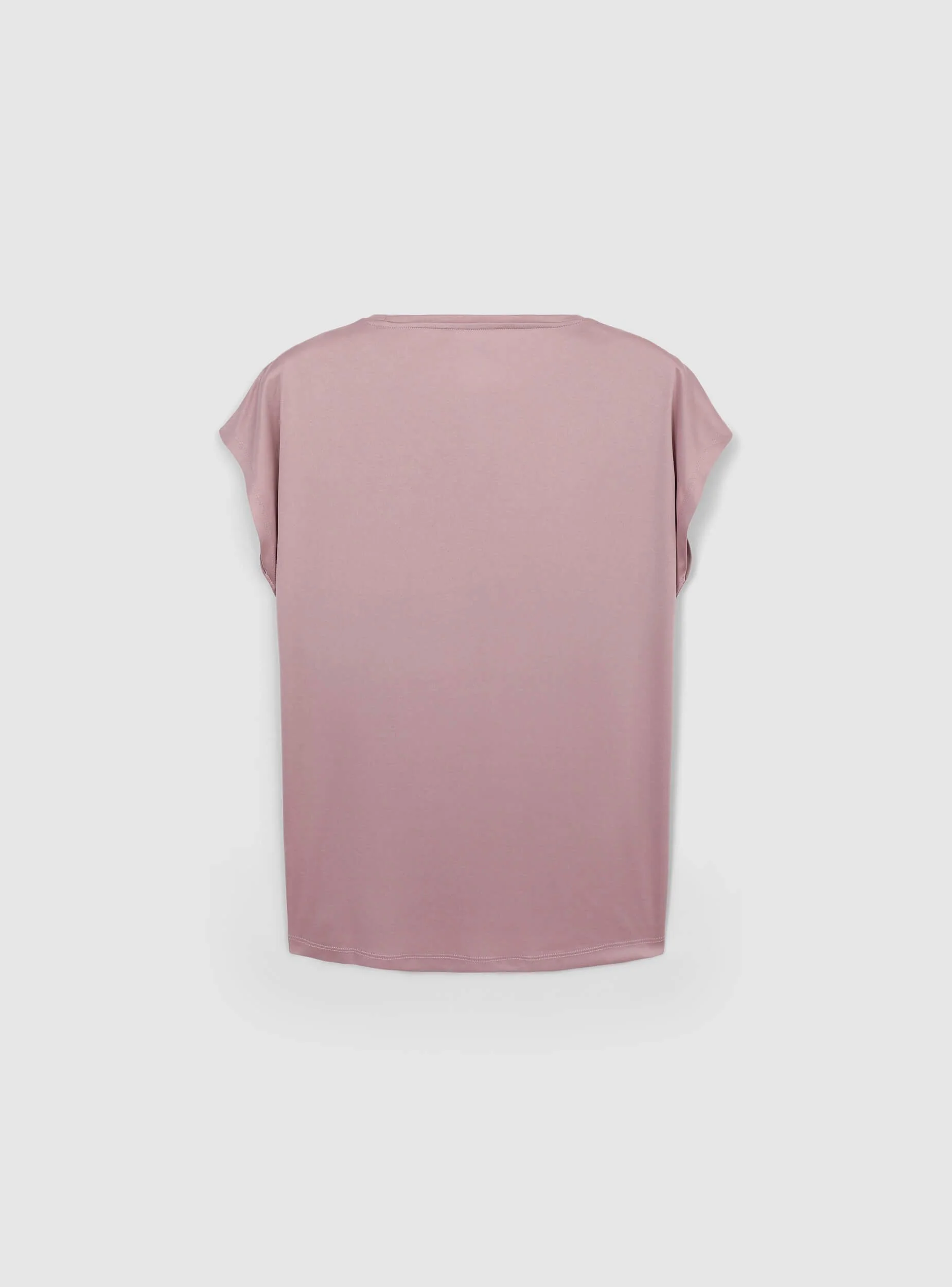 T-shirt sportiva ampia tinta unita - Image 4