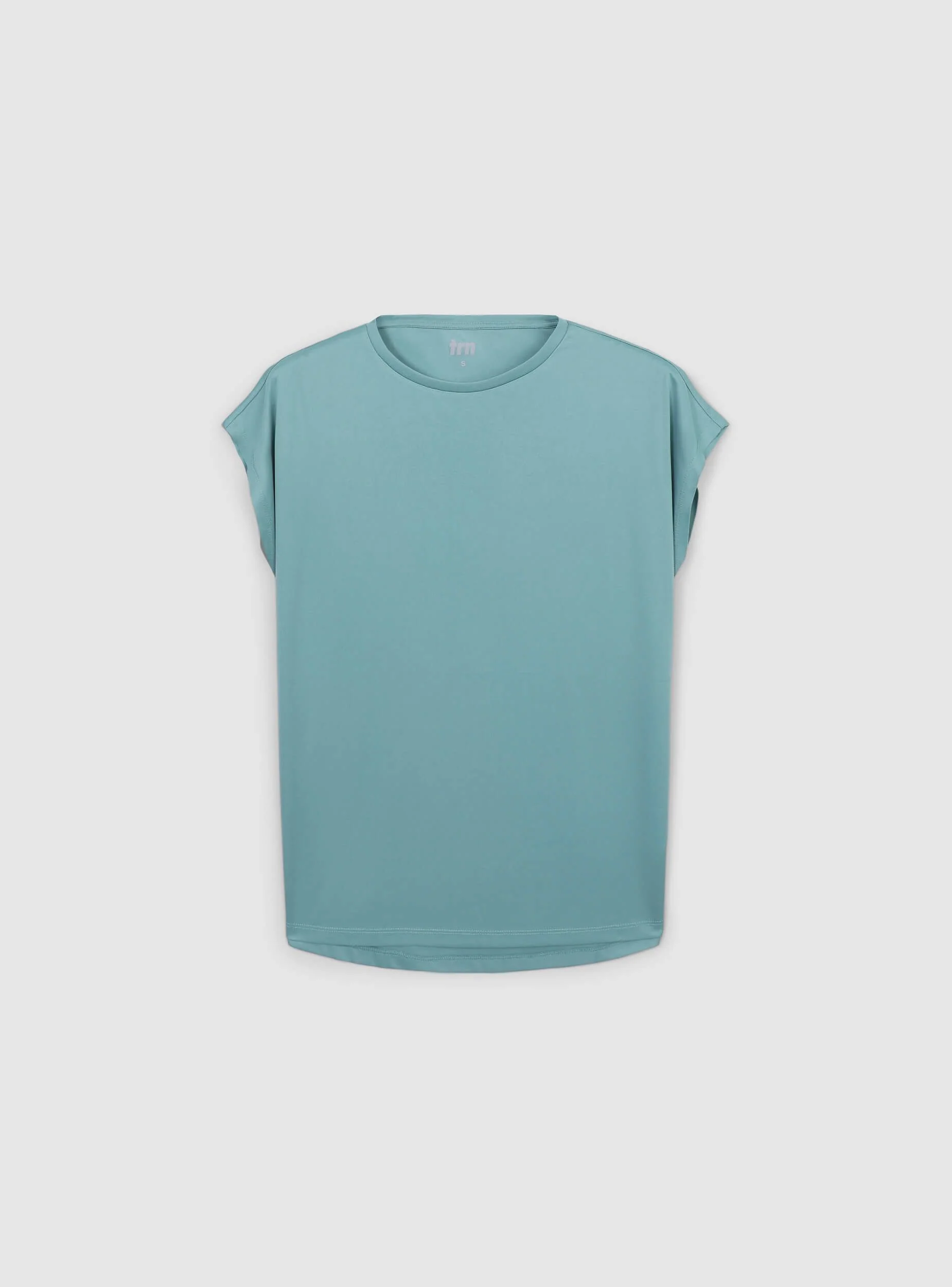 T-shirt sportiva ampia tinta unita - Image 5