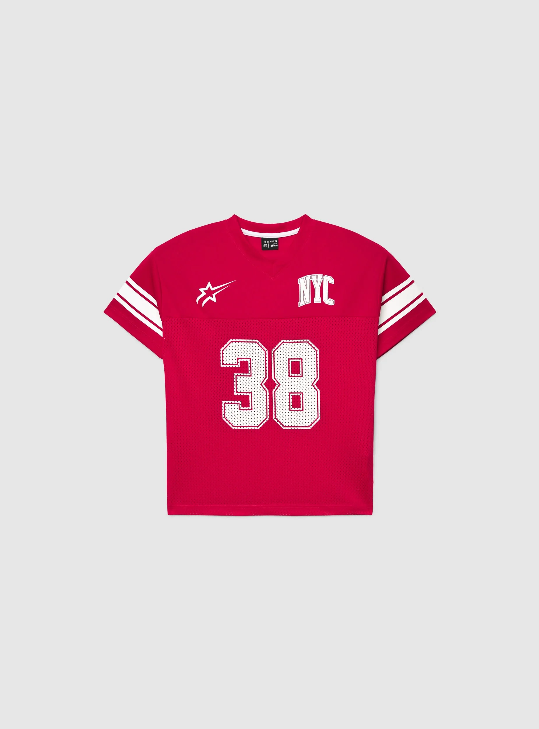 T-shirt sportiva con stampa numero e scritta - Image 4