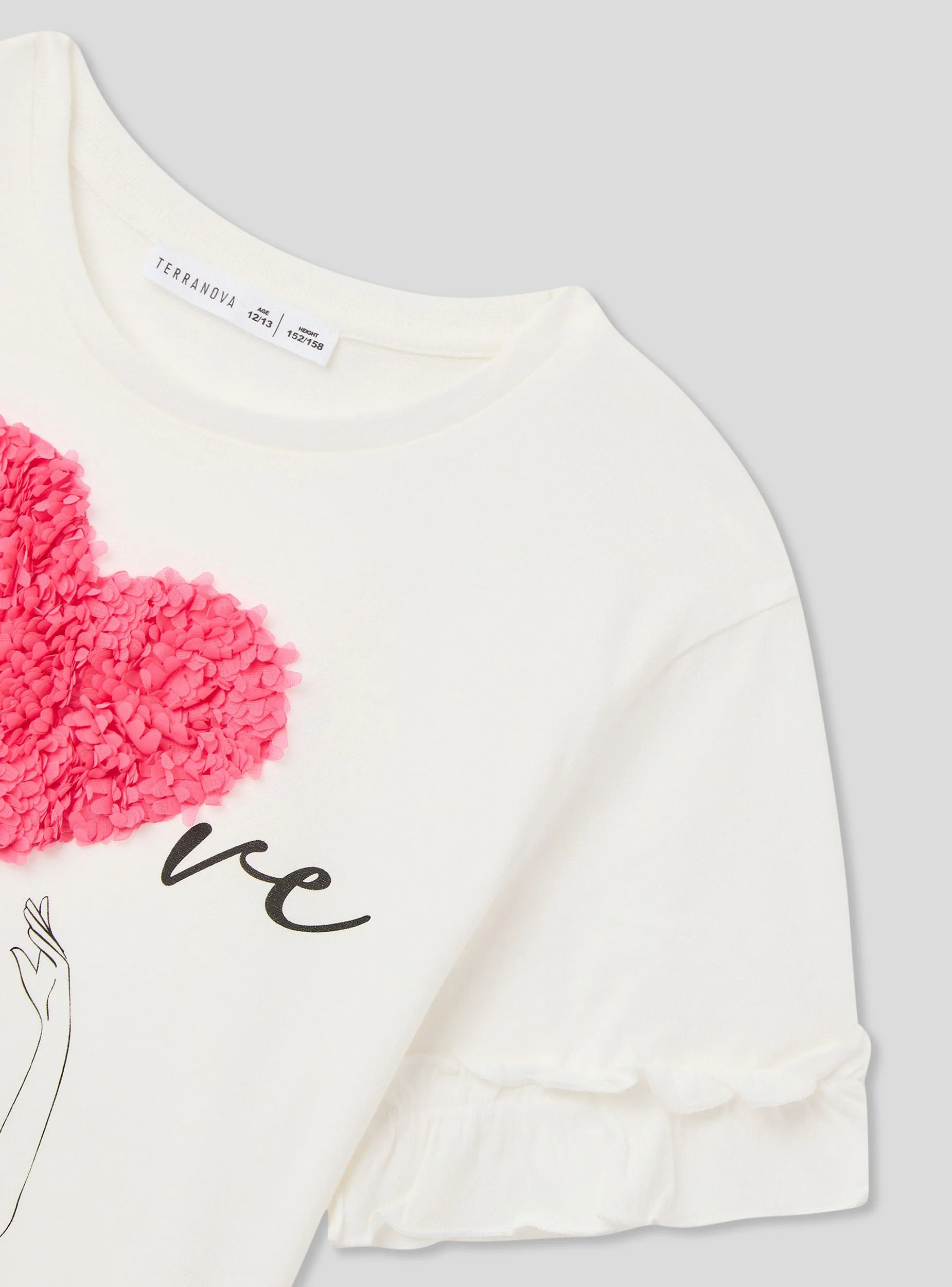 T-shirt stampa bambola con applicazioni - Image 5