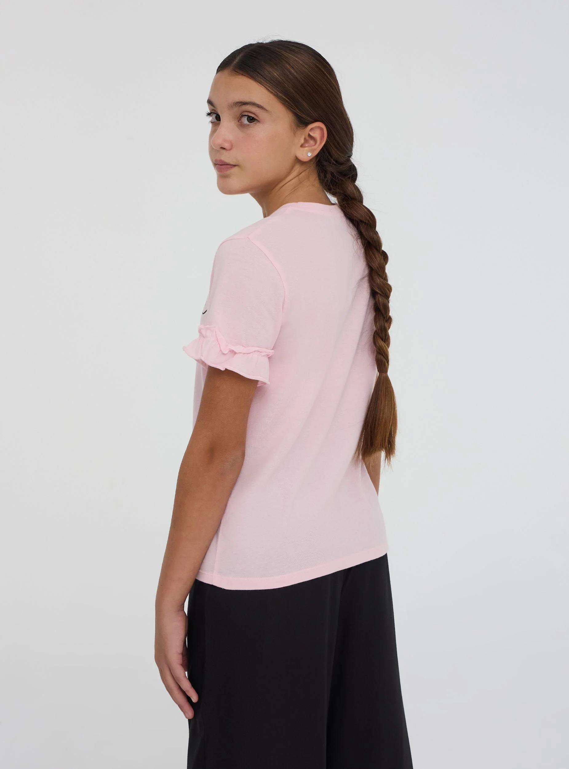 T-shirt stampa bambola con applicazioni - Image 3