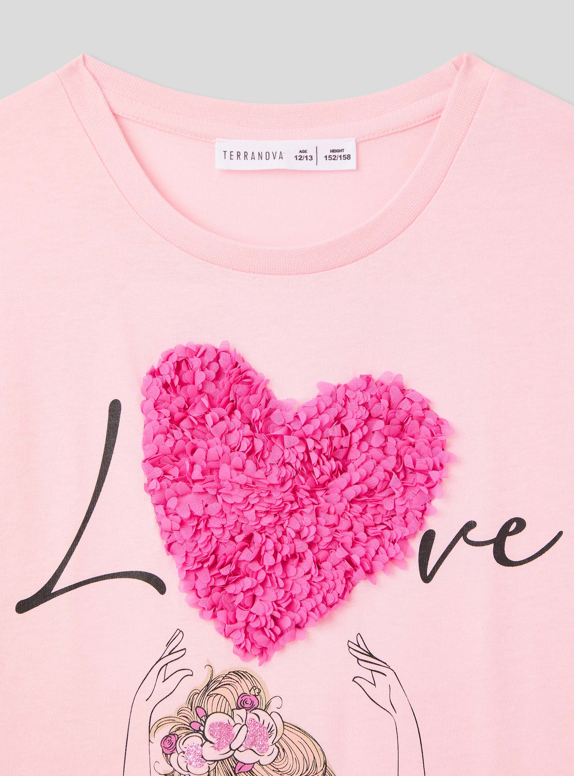 T-shirt stampa bambola con applicazioni - Image 5