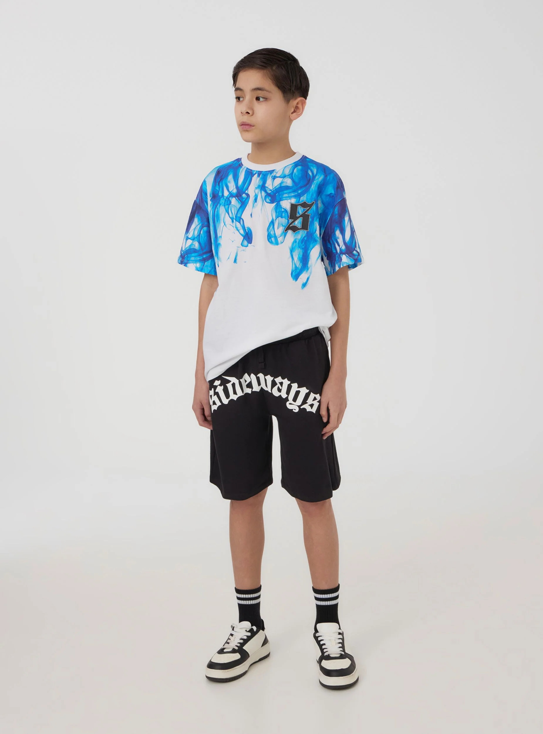 T-shirt stampa effetto fumo - Image 3
