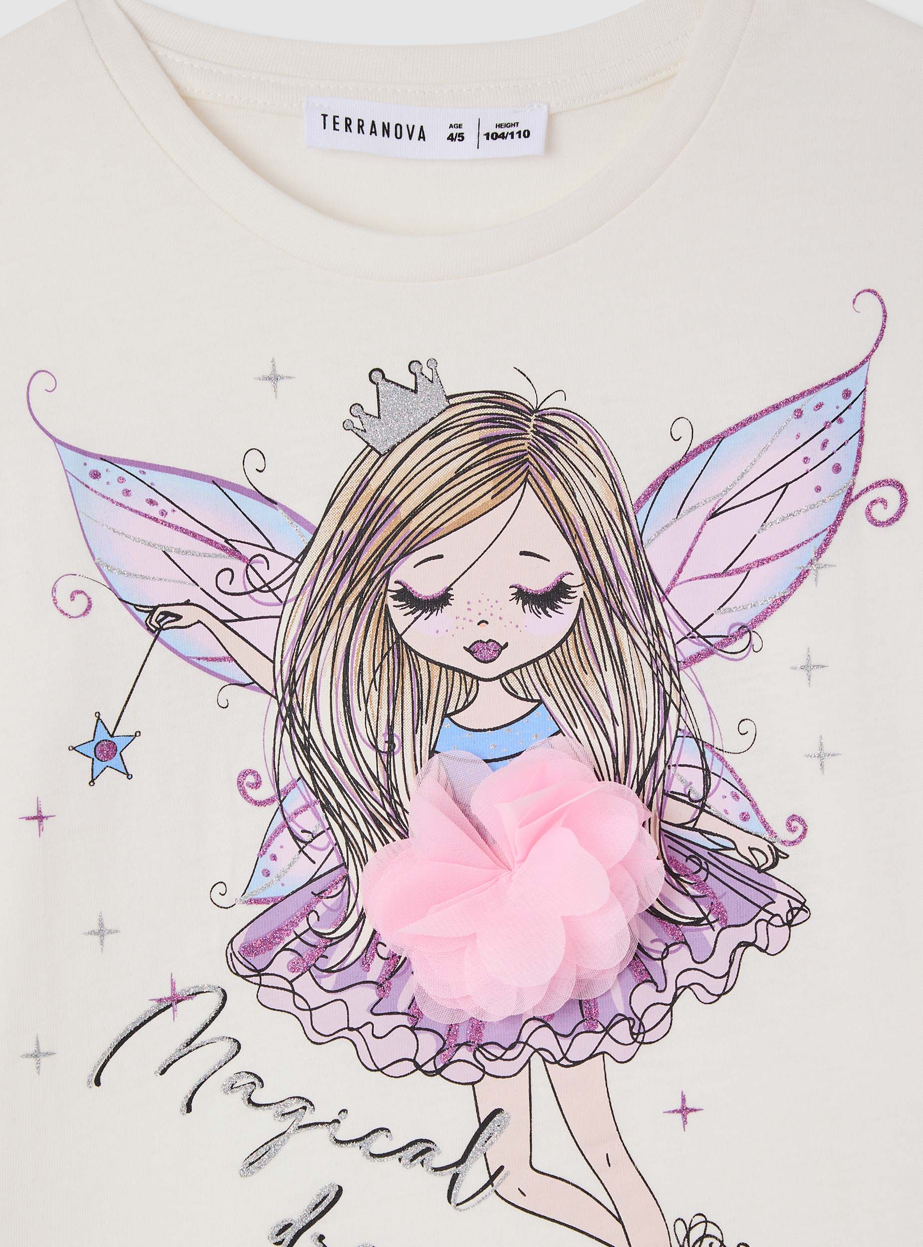 T-shirt stampa fata e volant - Image 6