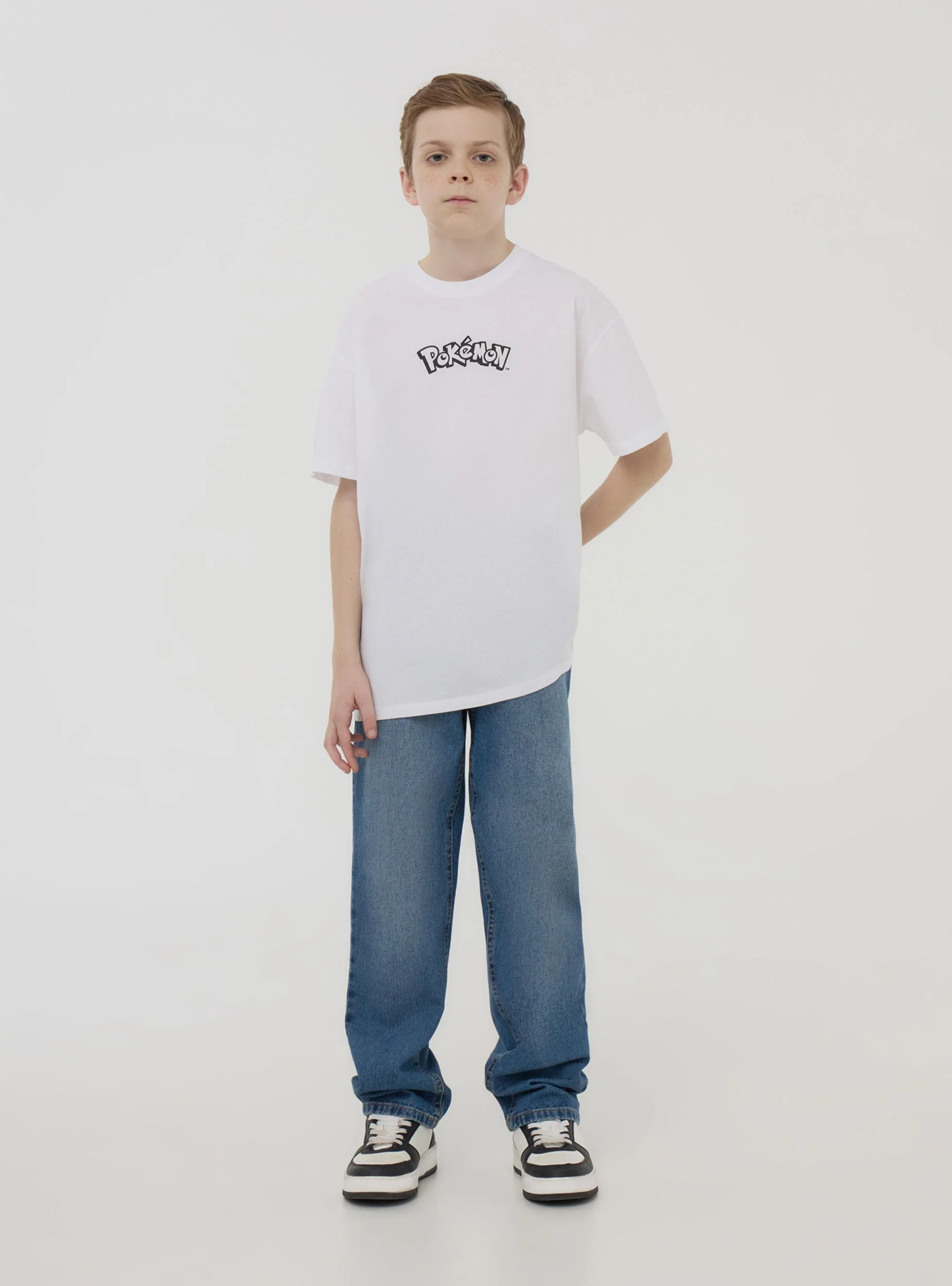T-shirt stampa Pokémon® fronte/retro