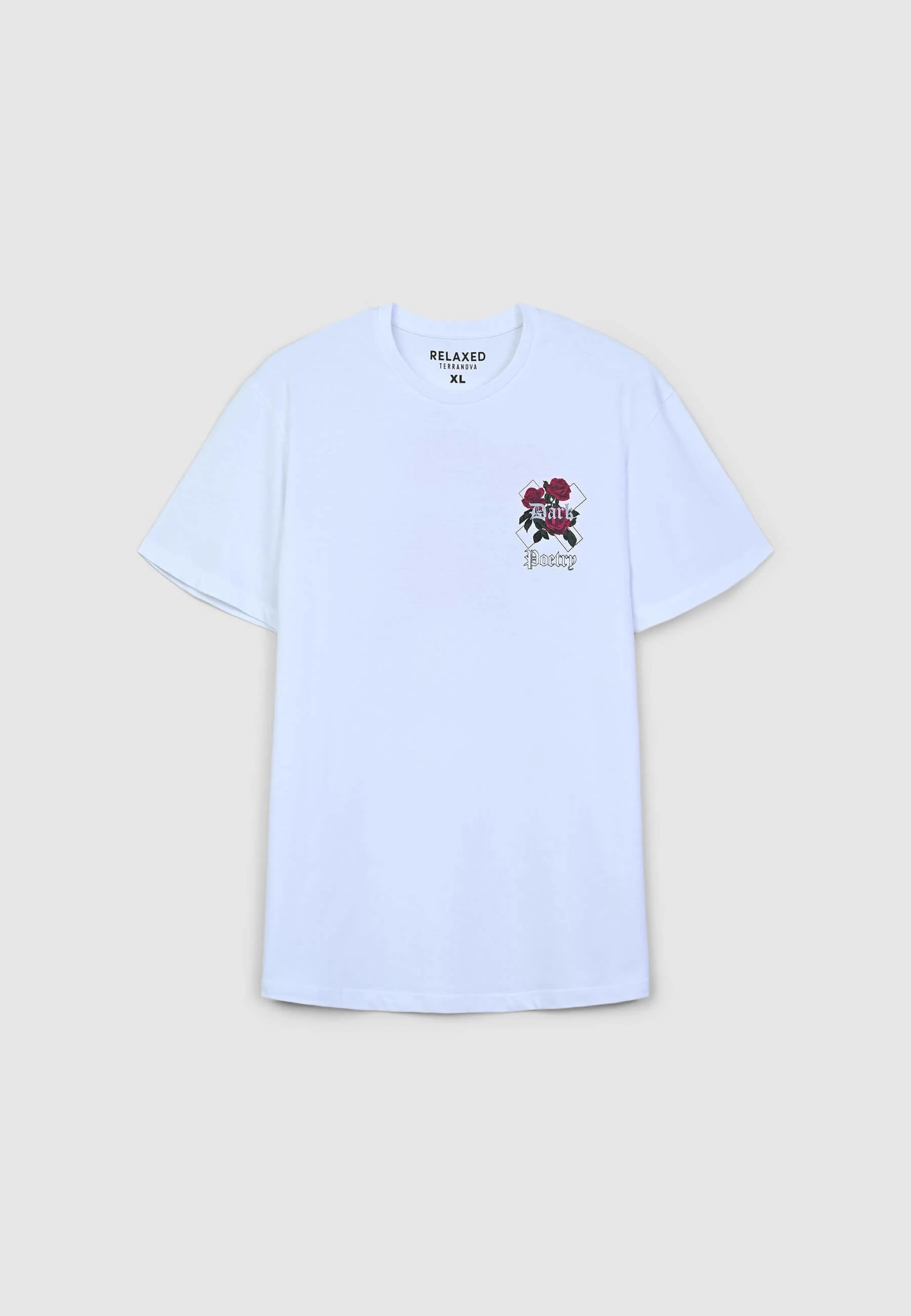 T-shirt stampa rose fronte/retro - Image 2