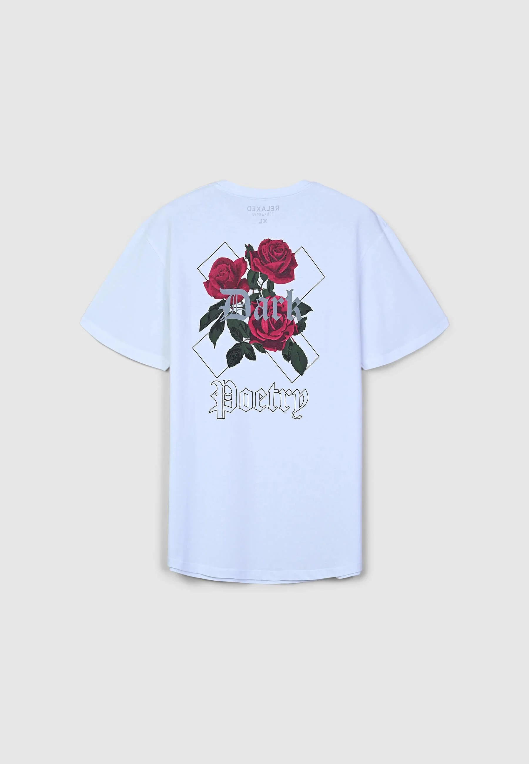 T-shirt stampa rose fronte/retro - Image 3
