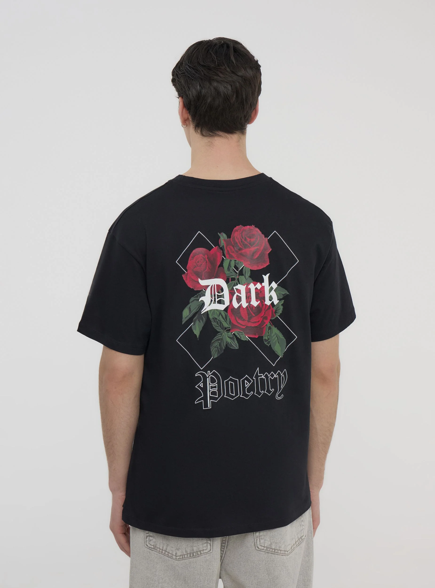 T-shirt stampa rose fronte/retro - Image 2