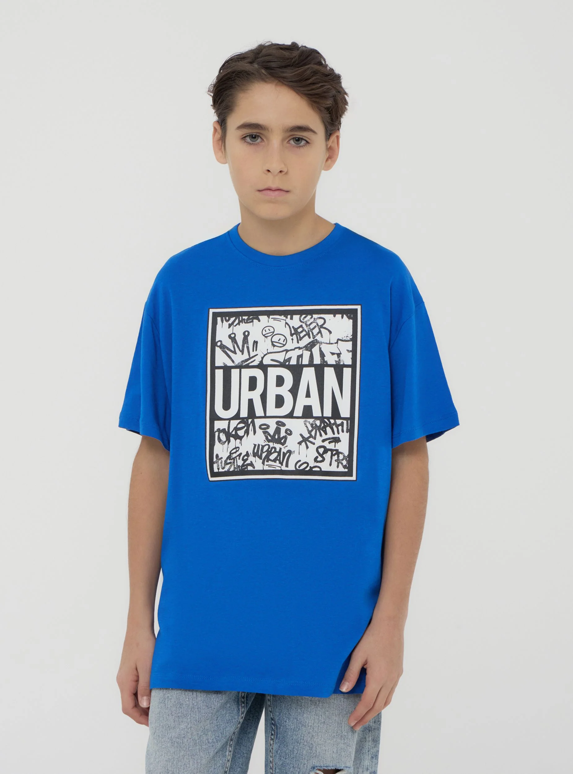 T-shirt stampa stile graffiti - Image 3