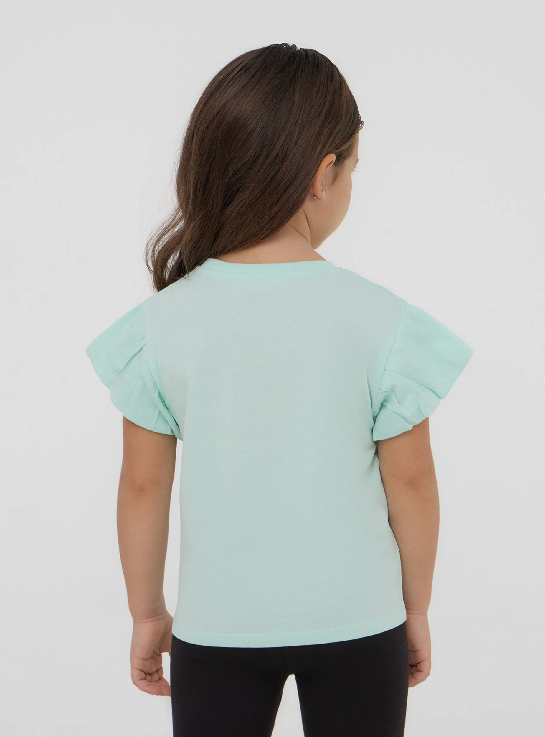 T-shirt stampa unicorno con glitter e tulle - Image 3