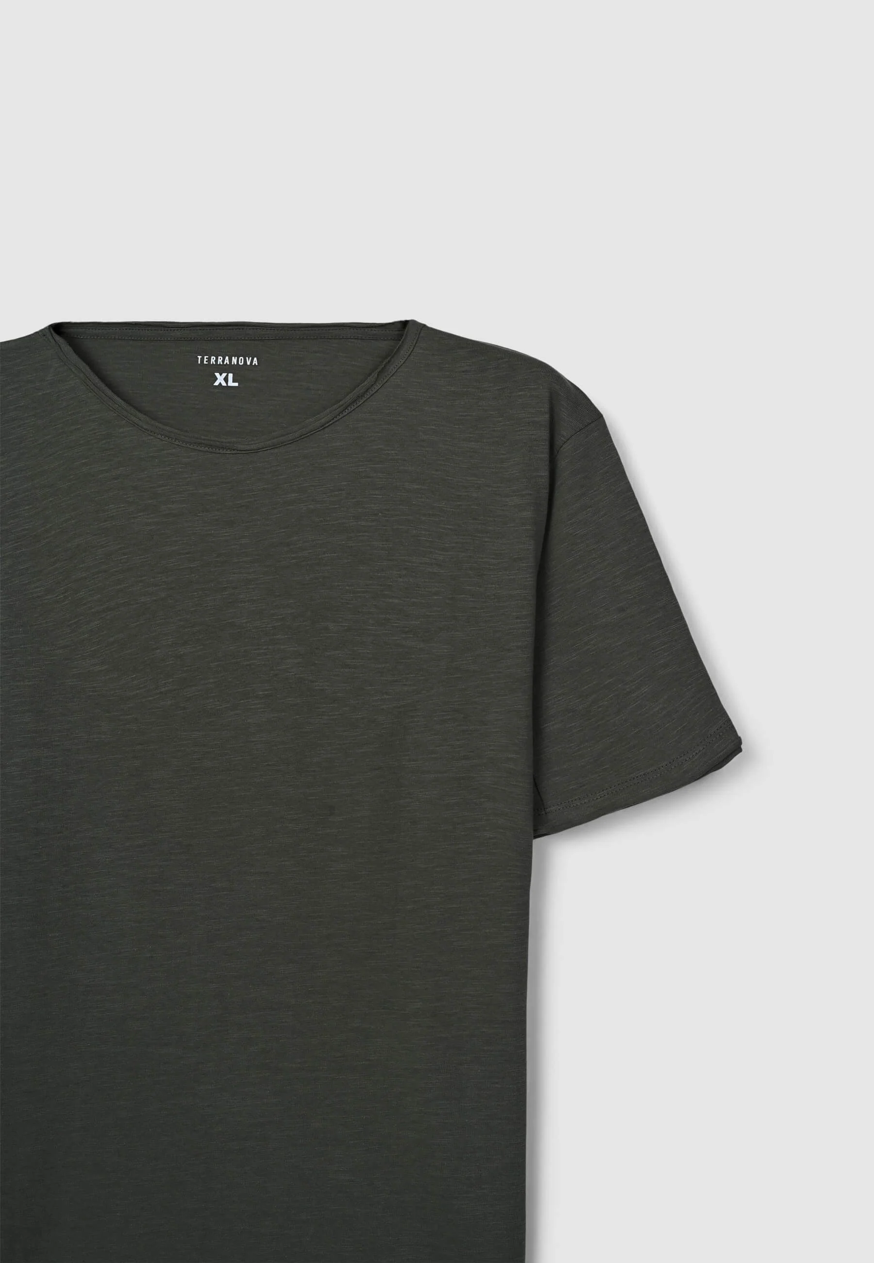 T-shirt taglio vivo tessuto fiammato - Image 6