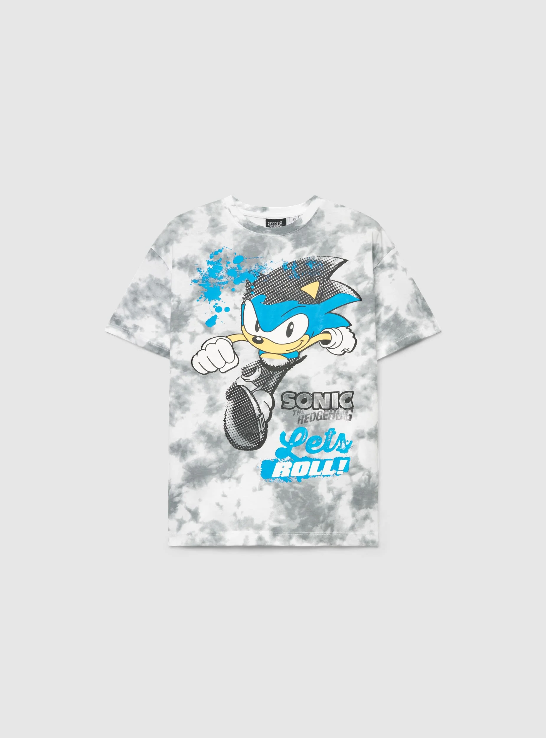T-shirt  tie dye con stampa Sonic® - Image 5