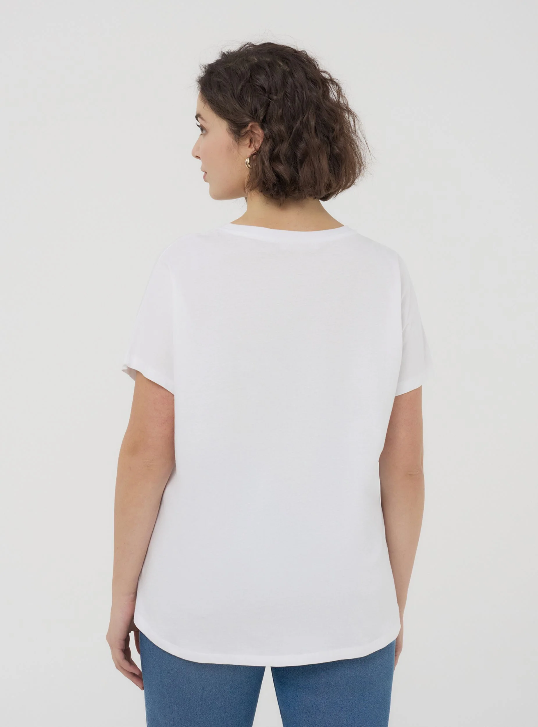 T-shirt tinta unita ampia