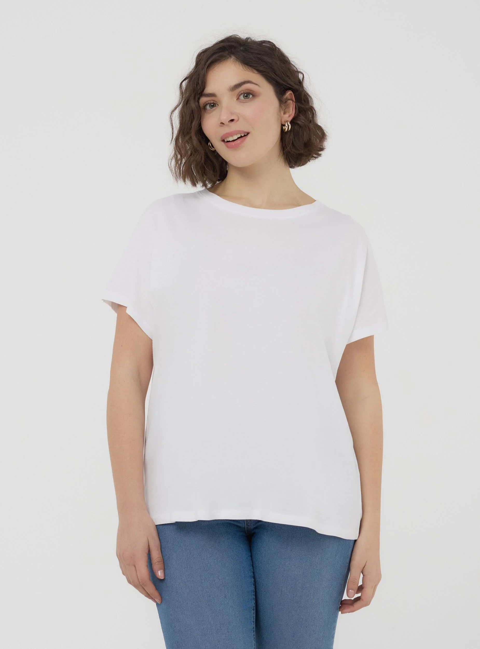 T-shirt tinta unita ampia - Image 3