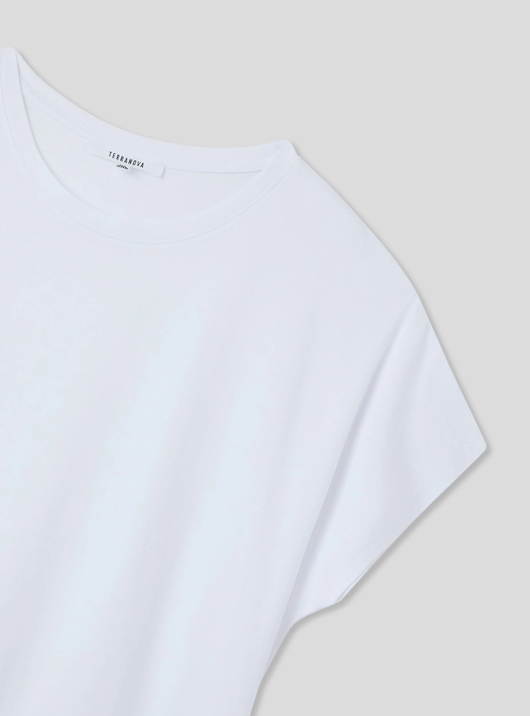 T-shirt tinta unita ampia - Image 5