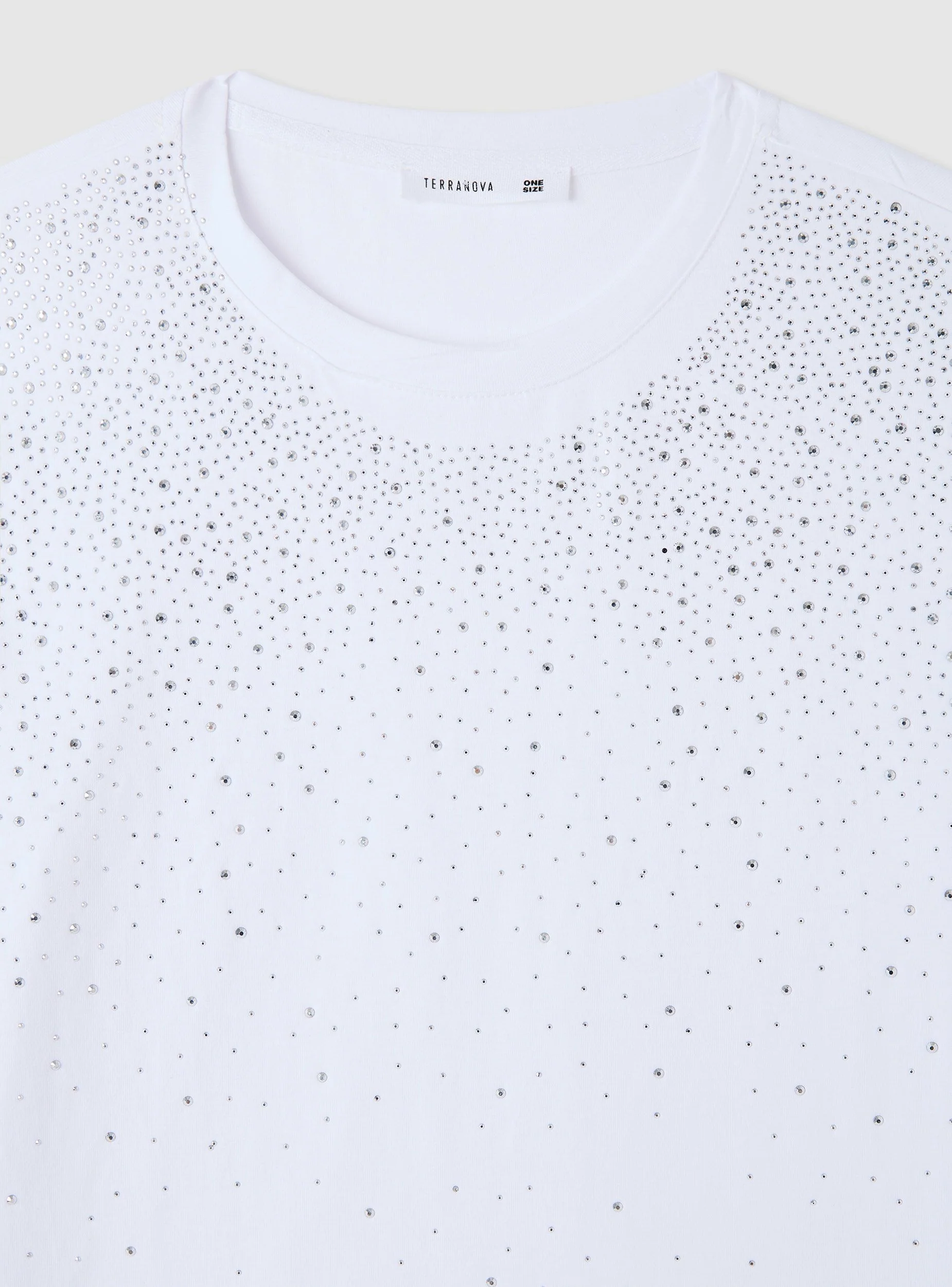 T-shirt vestibilità maxi con applicazioni degradé - Image 7