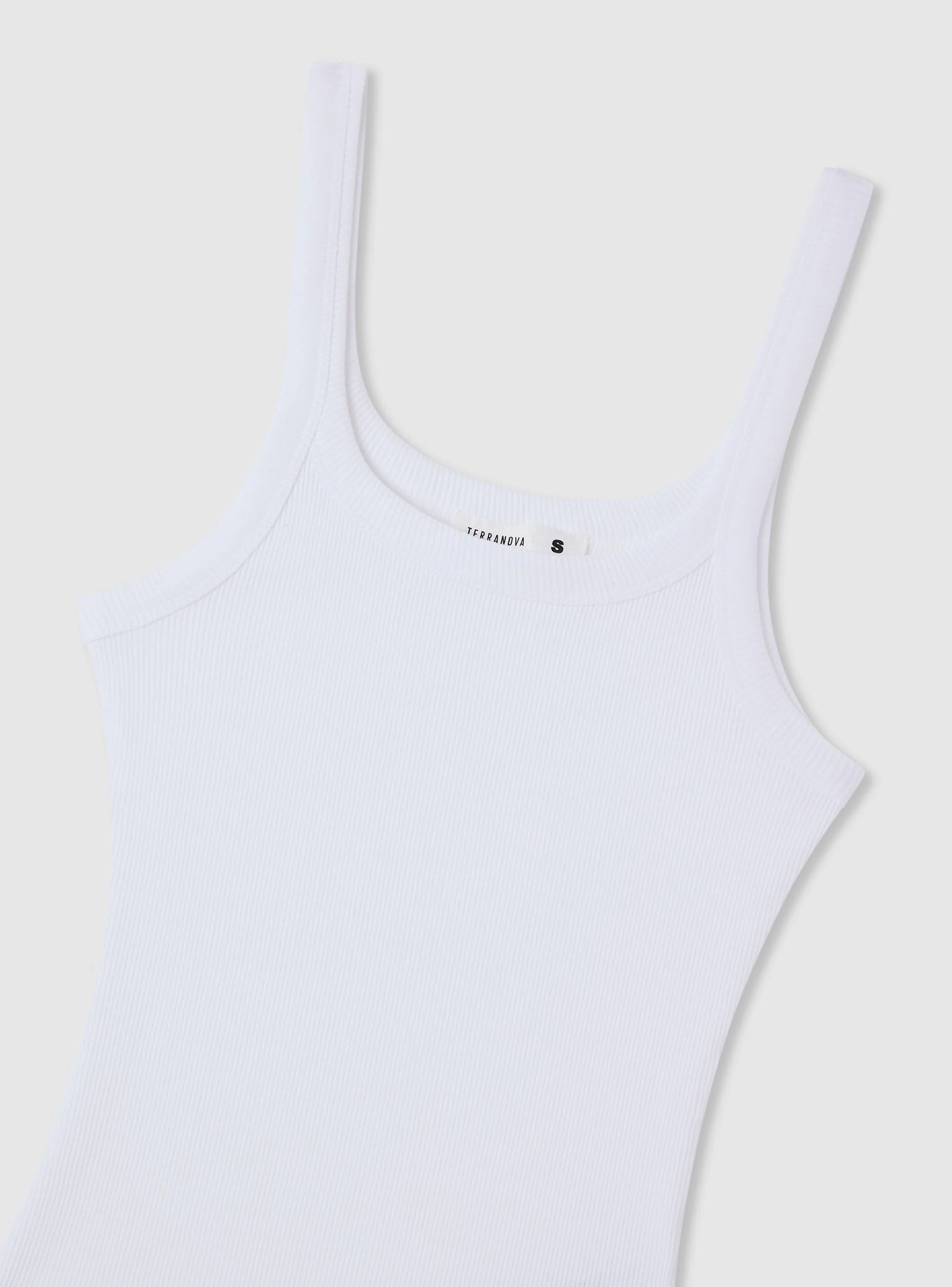 Top a costine con spalline sottili - Image 6