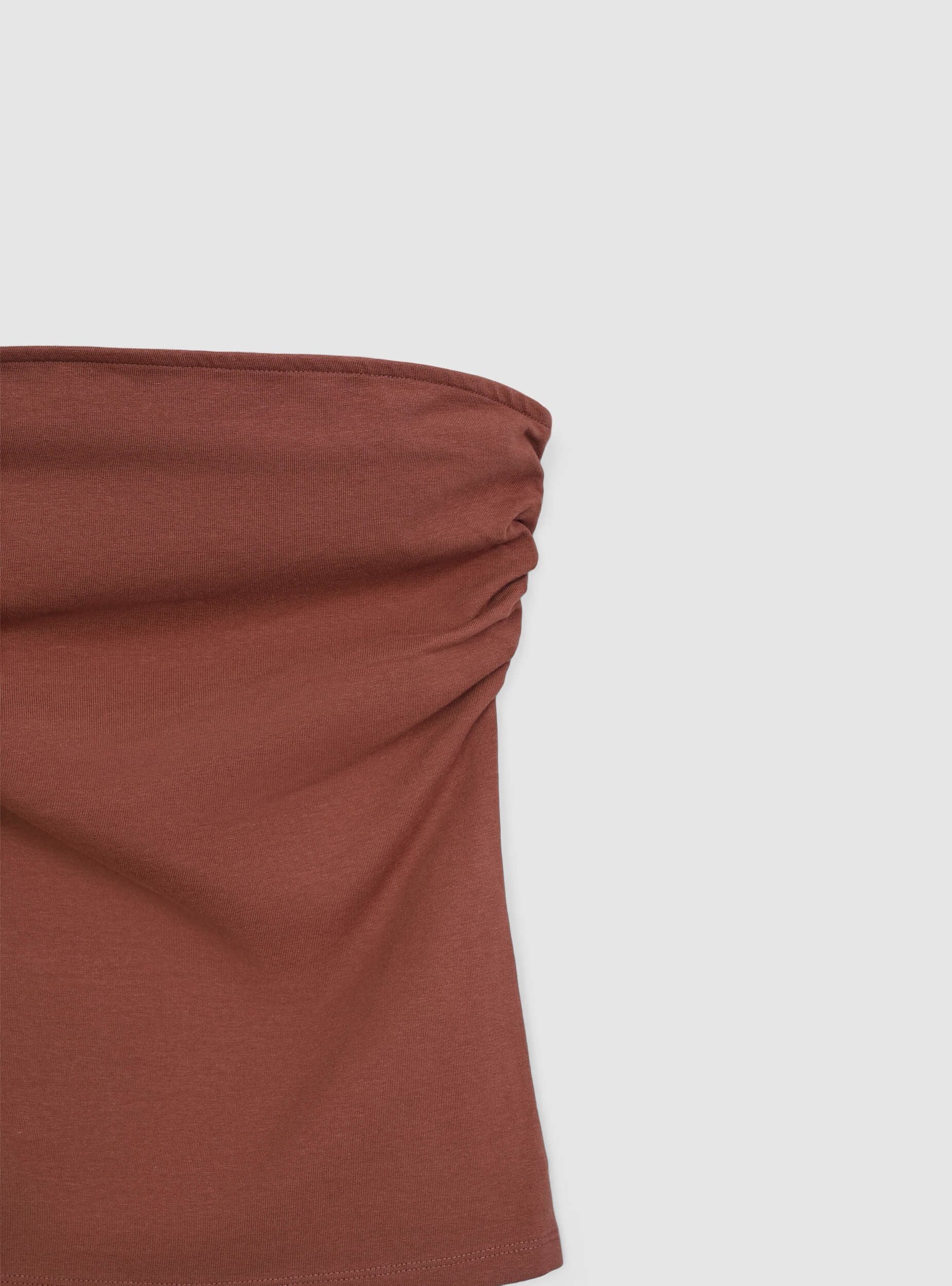 Top a fascia arricciata con spacchi laterali - Image 7