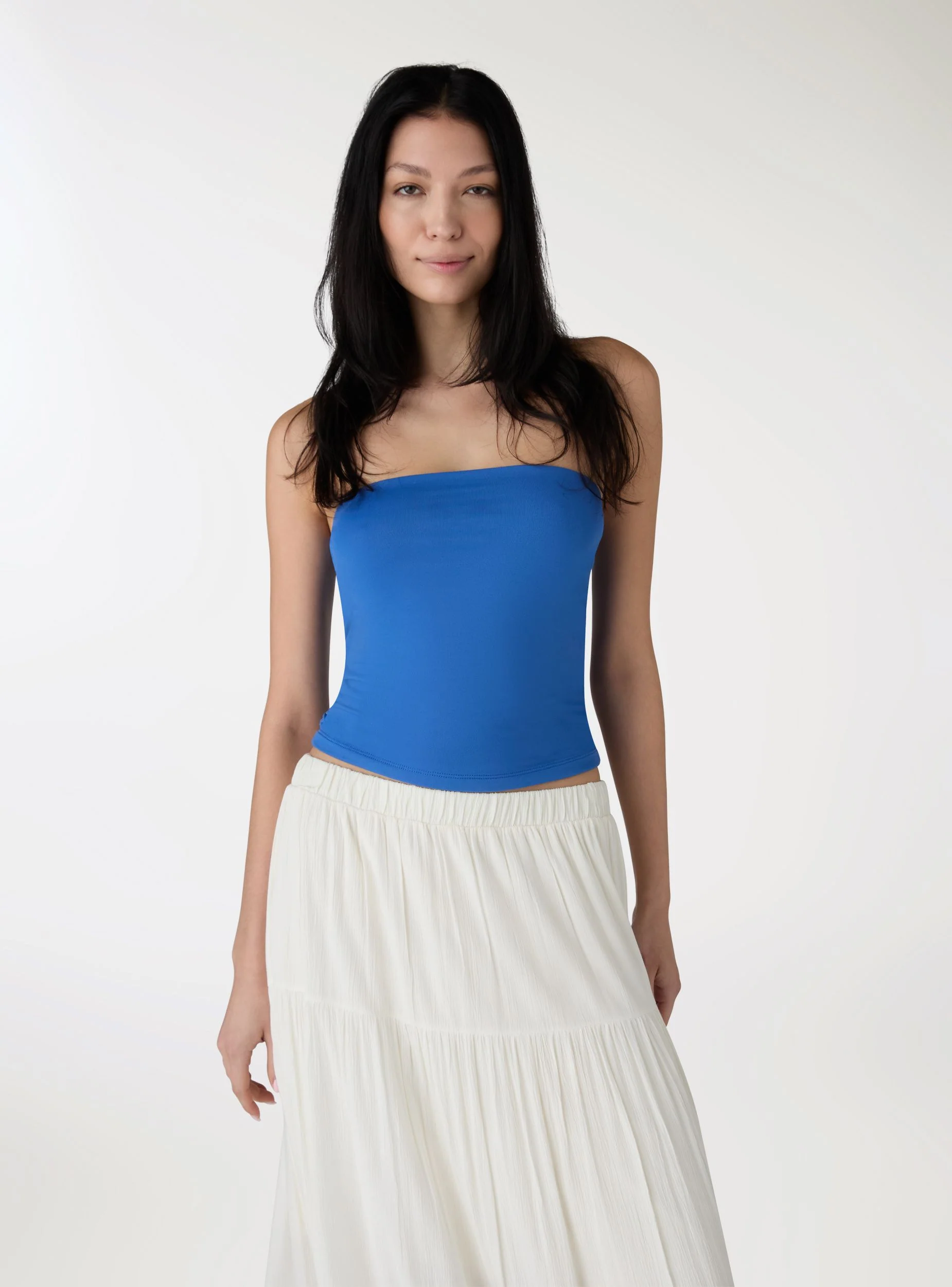 Top a fascia arricciato