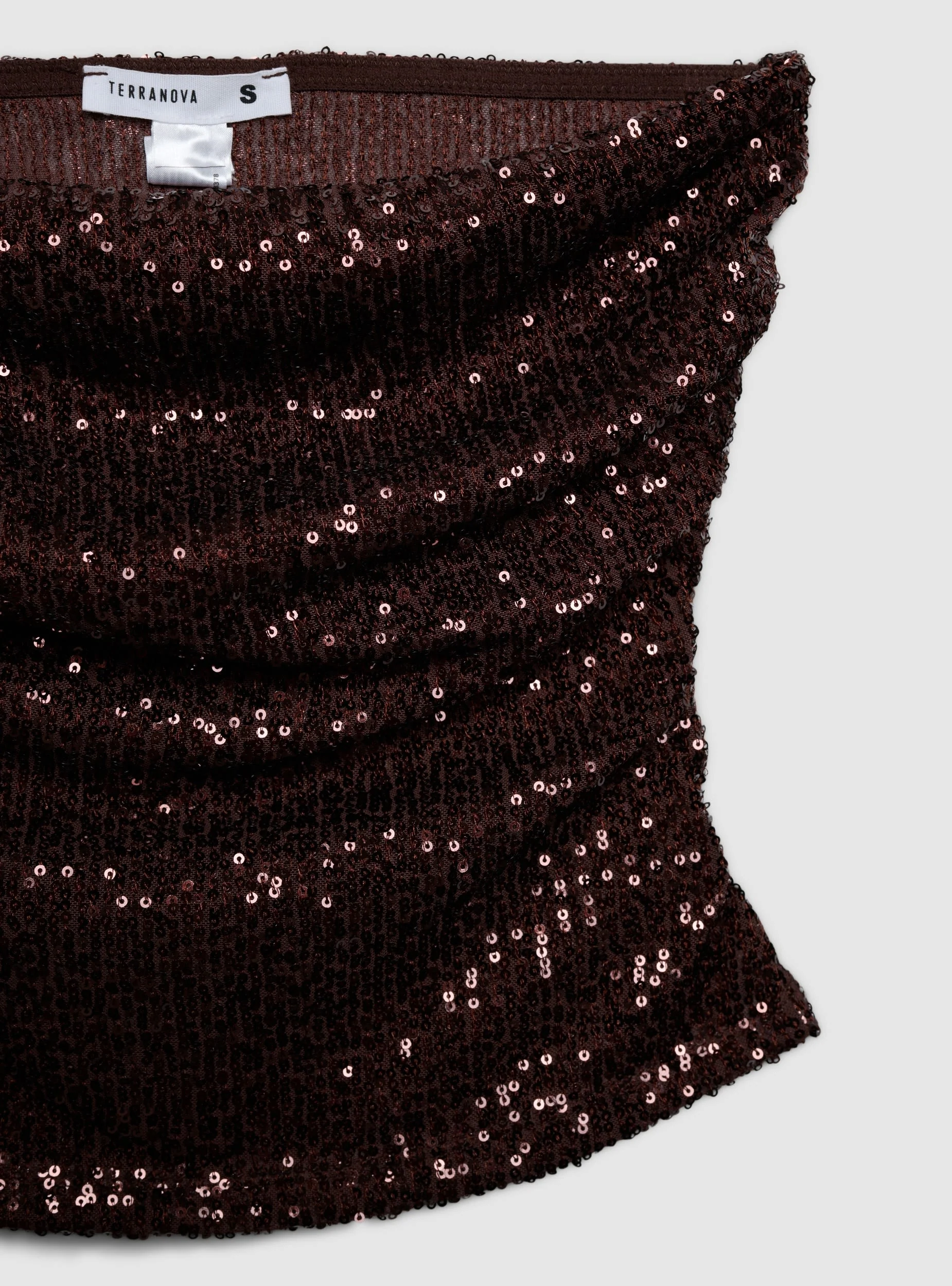 Top a fascia con paillettes - Image 7
