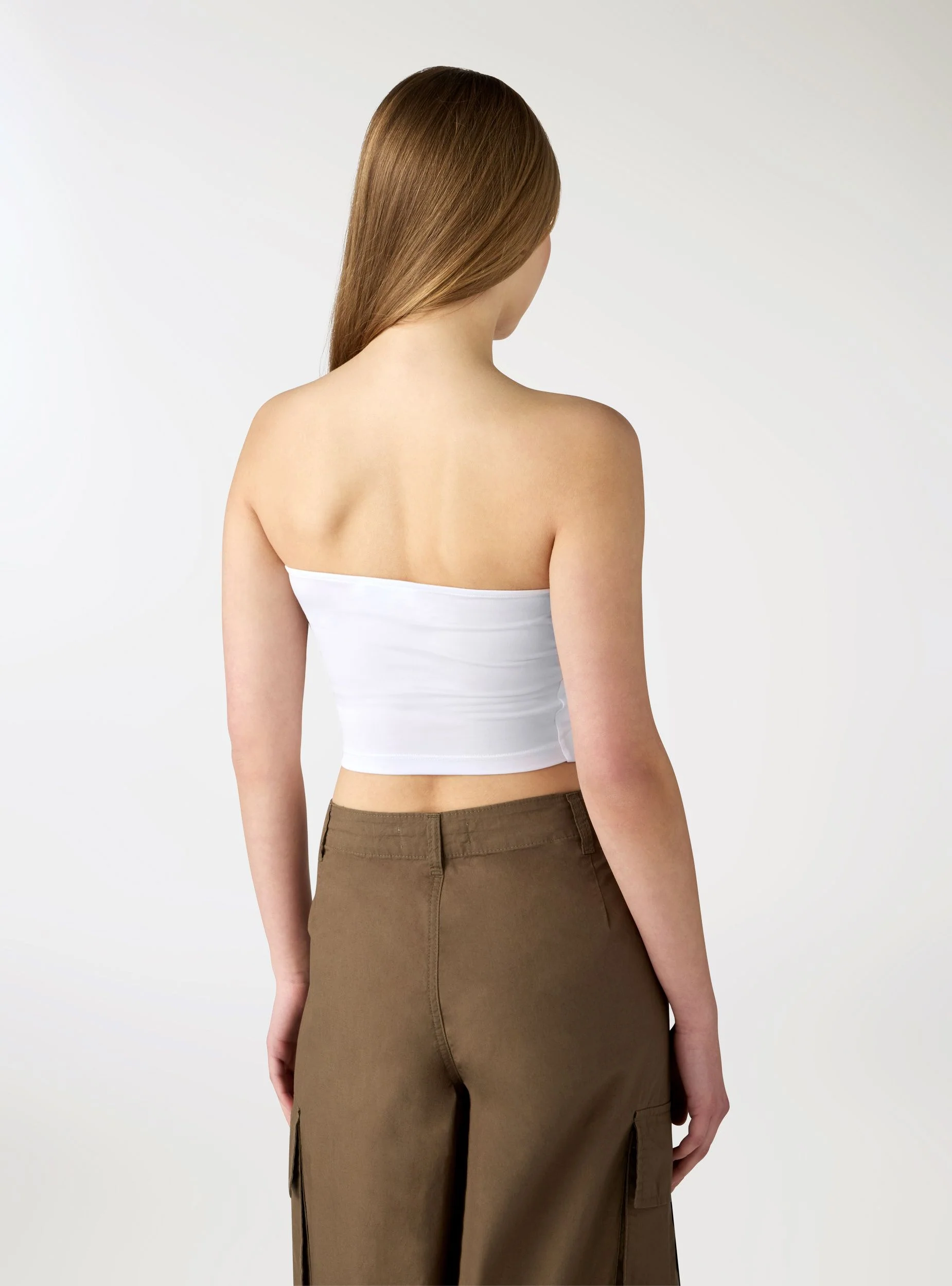 Top a fascia ultrashort tinta unita - Image 3