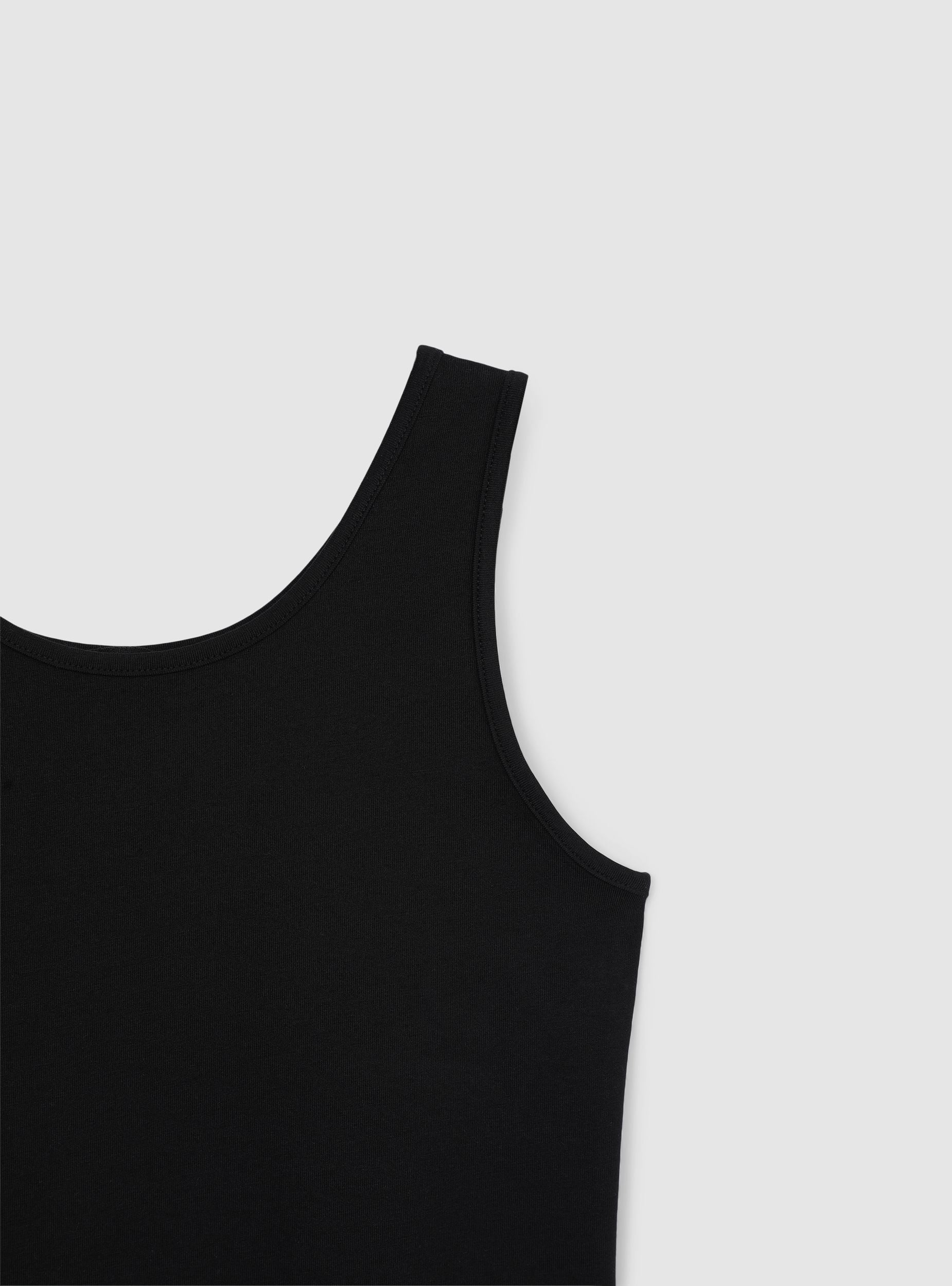 Top a tinta unita con spalle larghe - Image 6