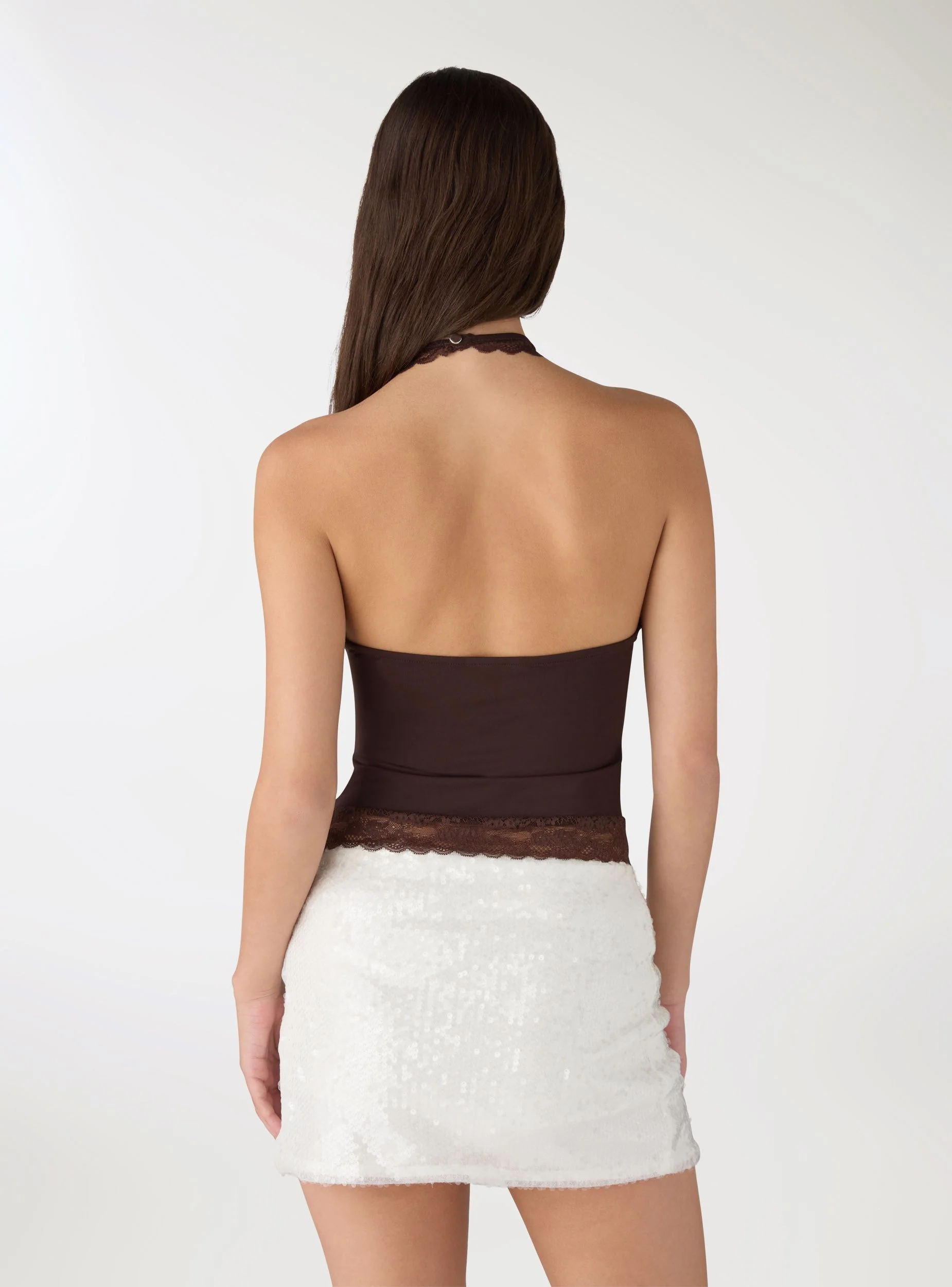 Top all'americana con bordi in pizzo - Image 3