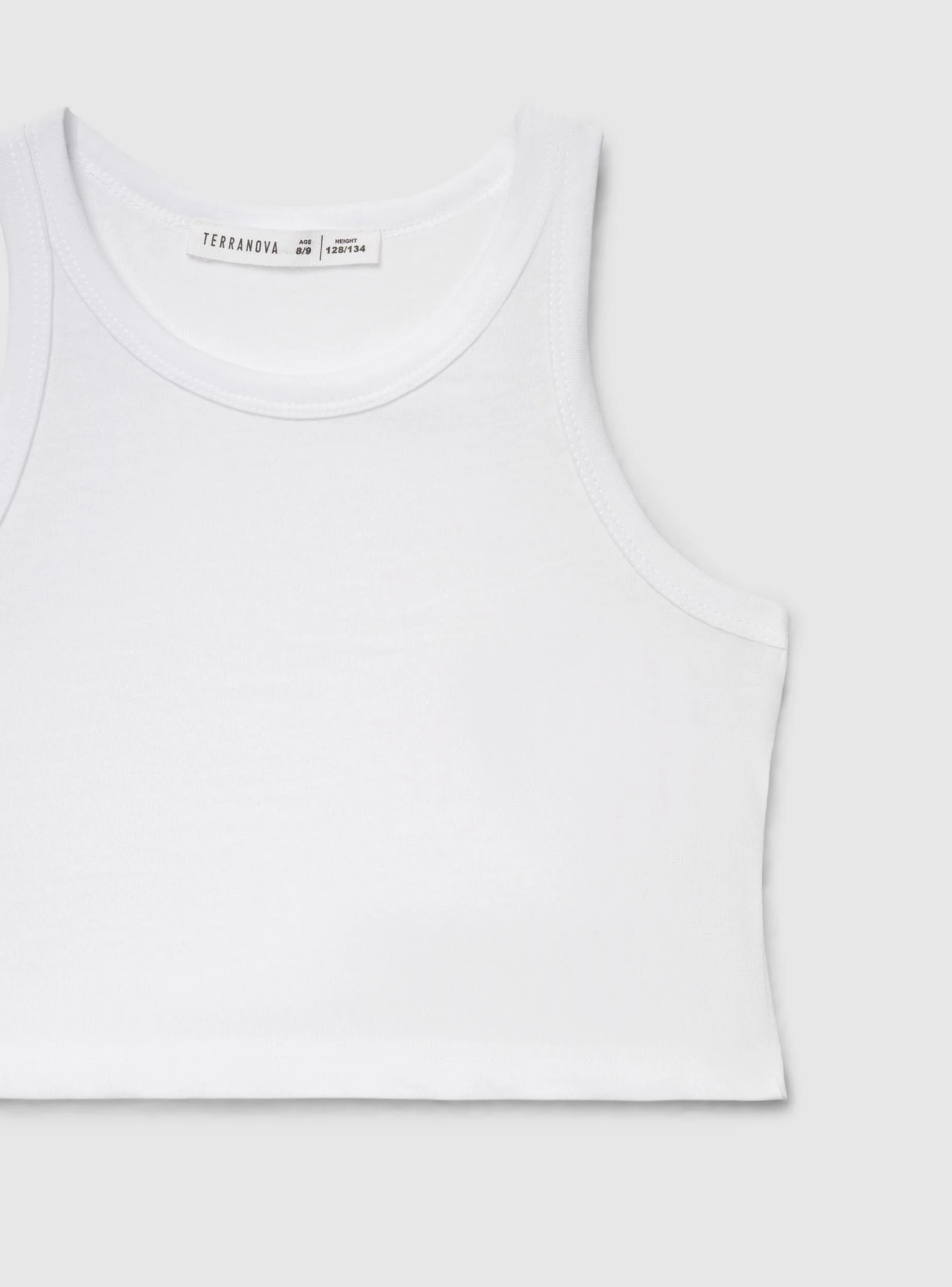Top americana crop a tinta unita - Image 4