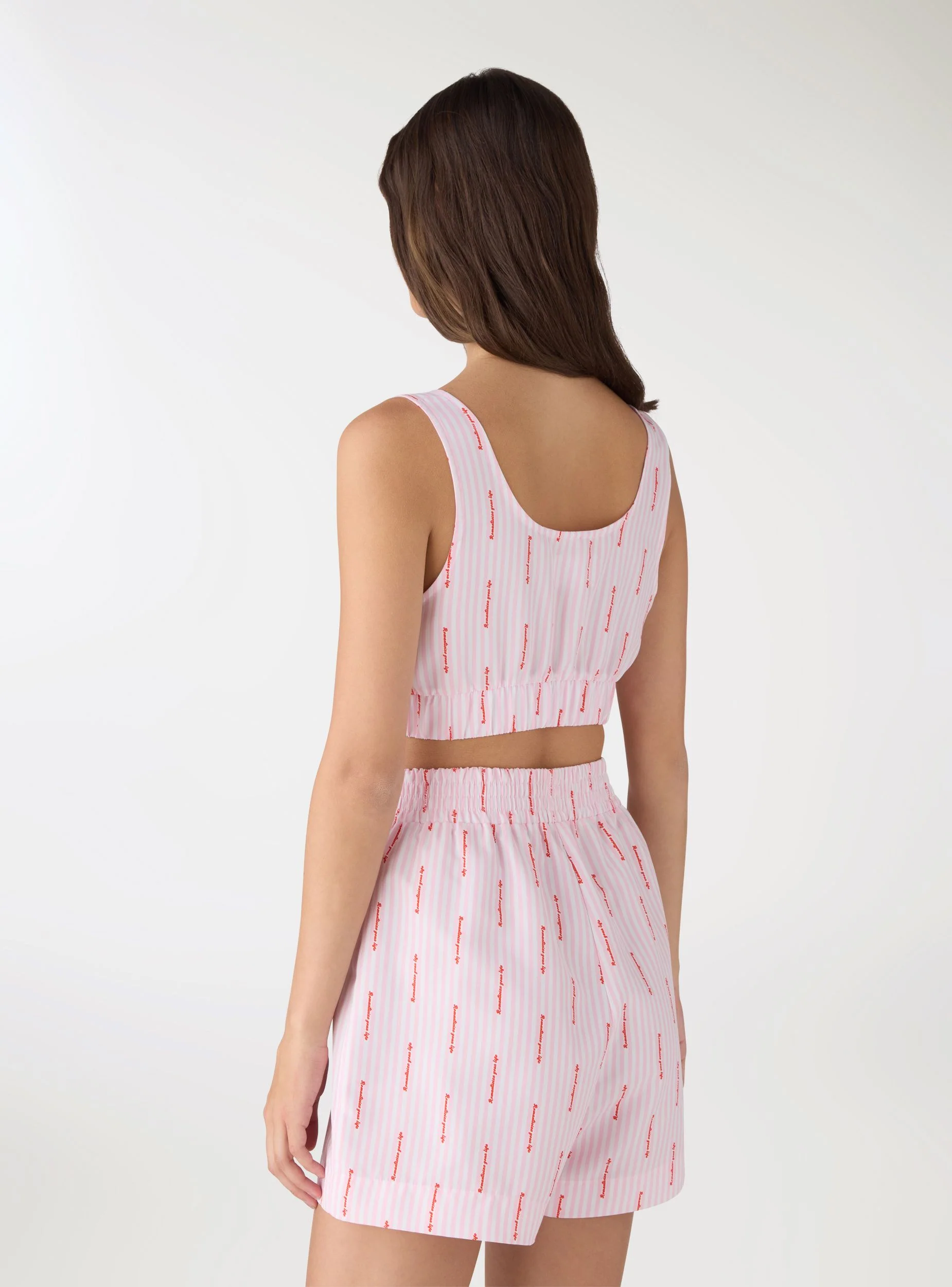 Top bra a righe con bottoni TRNPOPLAB - Image 4