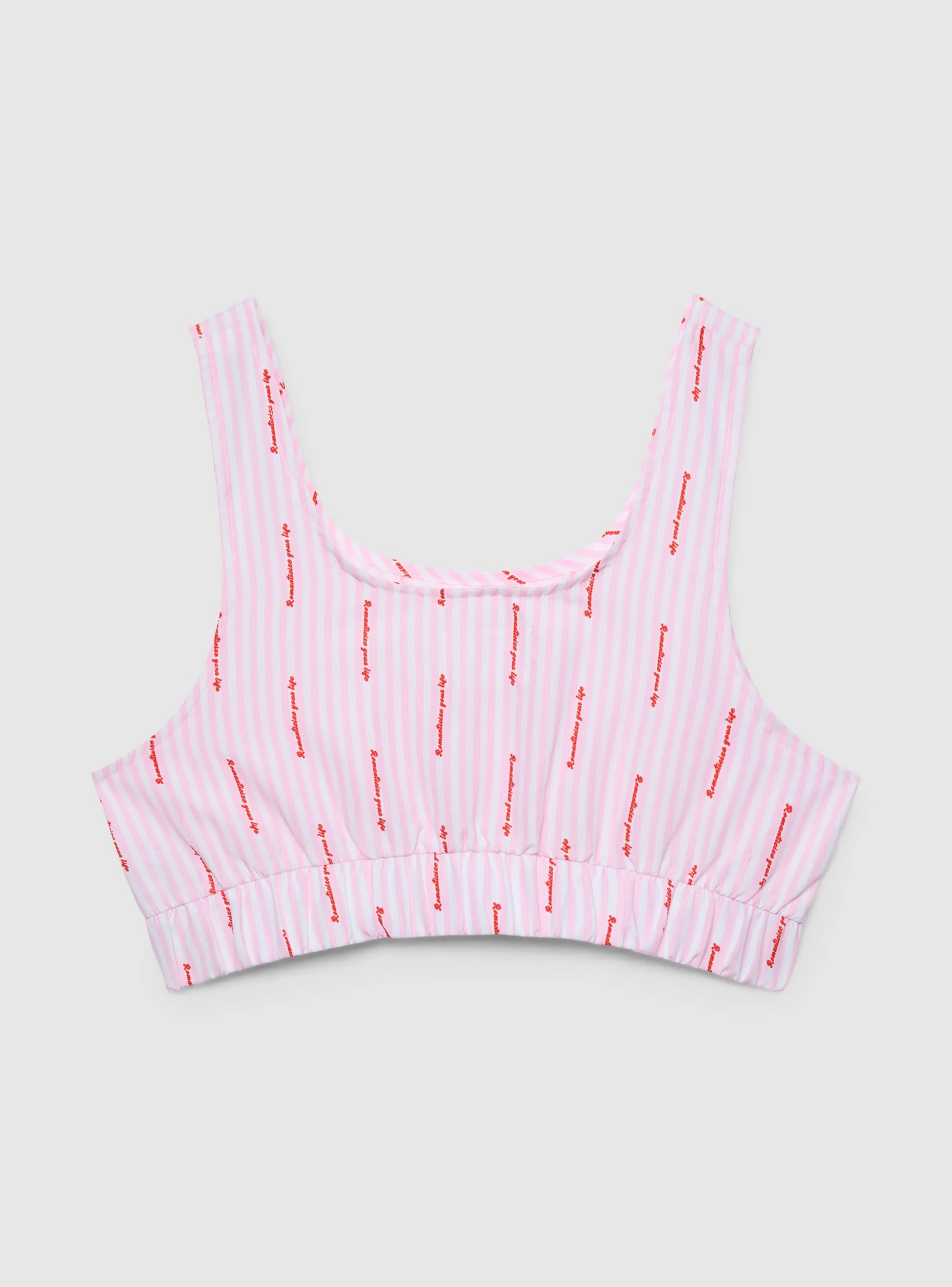 Top bra a righe con bottoni TRNPOPLAB - Image 7