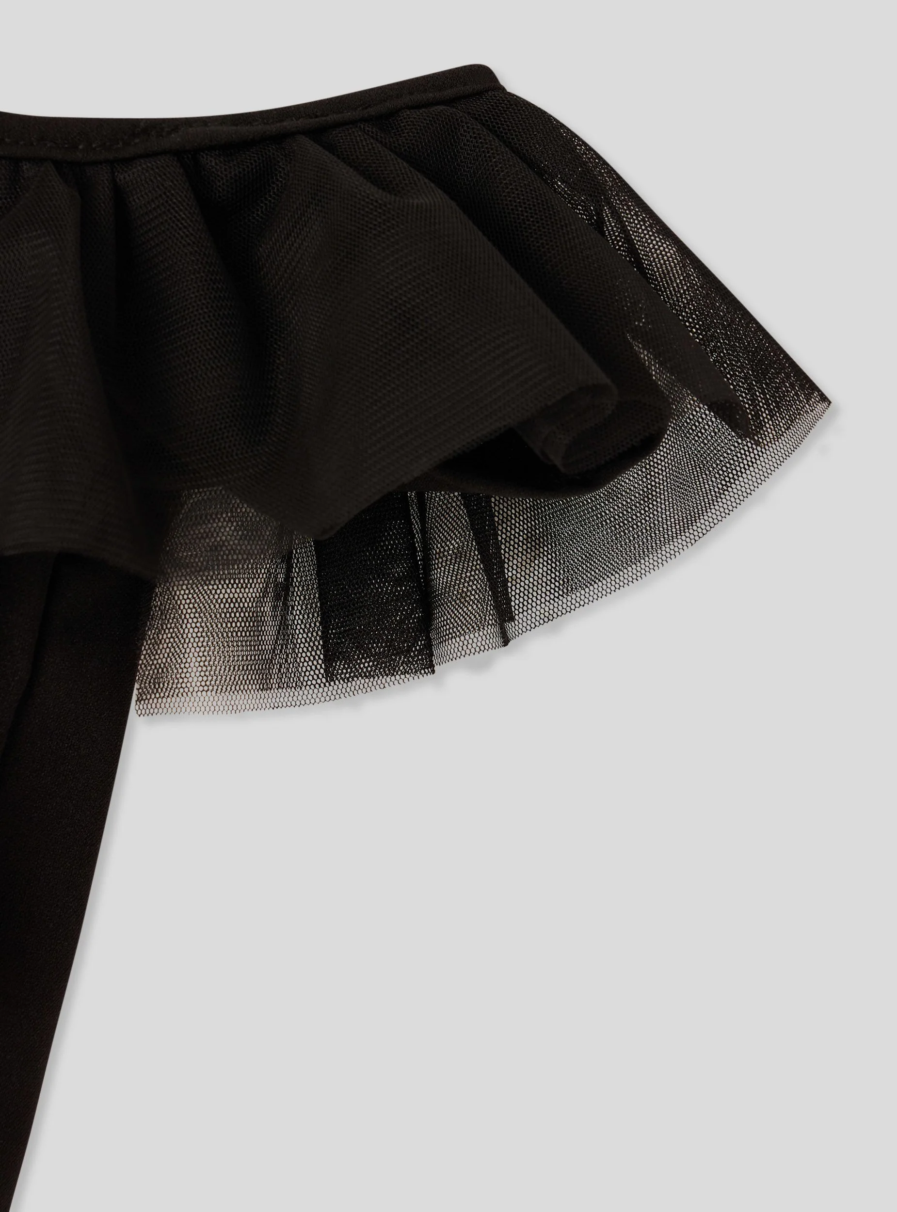 Top con balza in tulle - Image 4