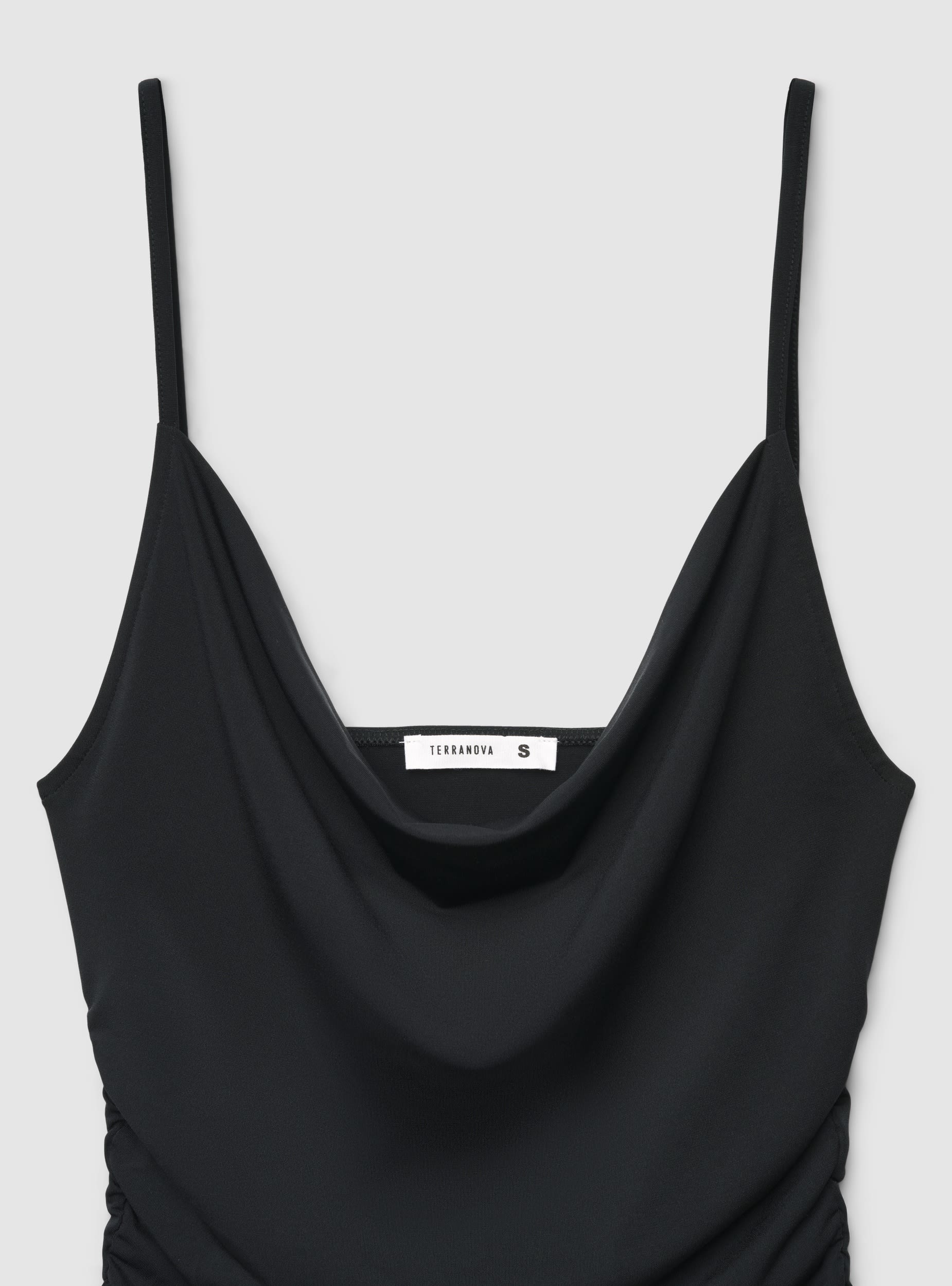 Top con scollo drappeggiato e arricciature laterali - Image 7