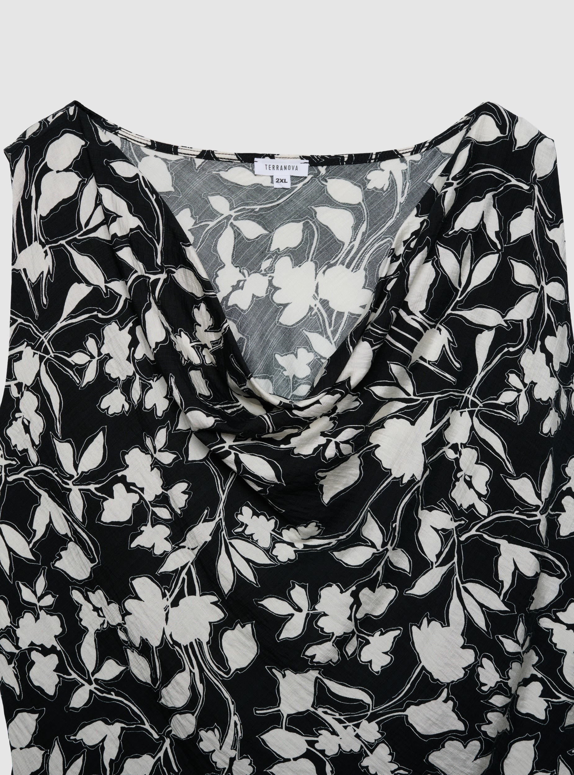 Top con scollo morbido a fiori - Image 6