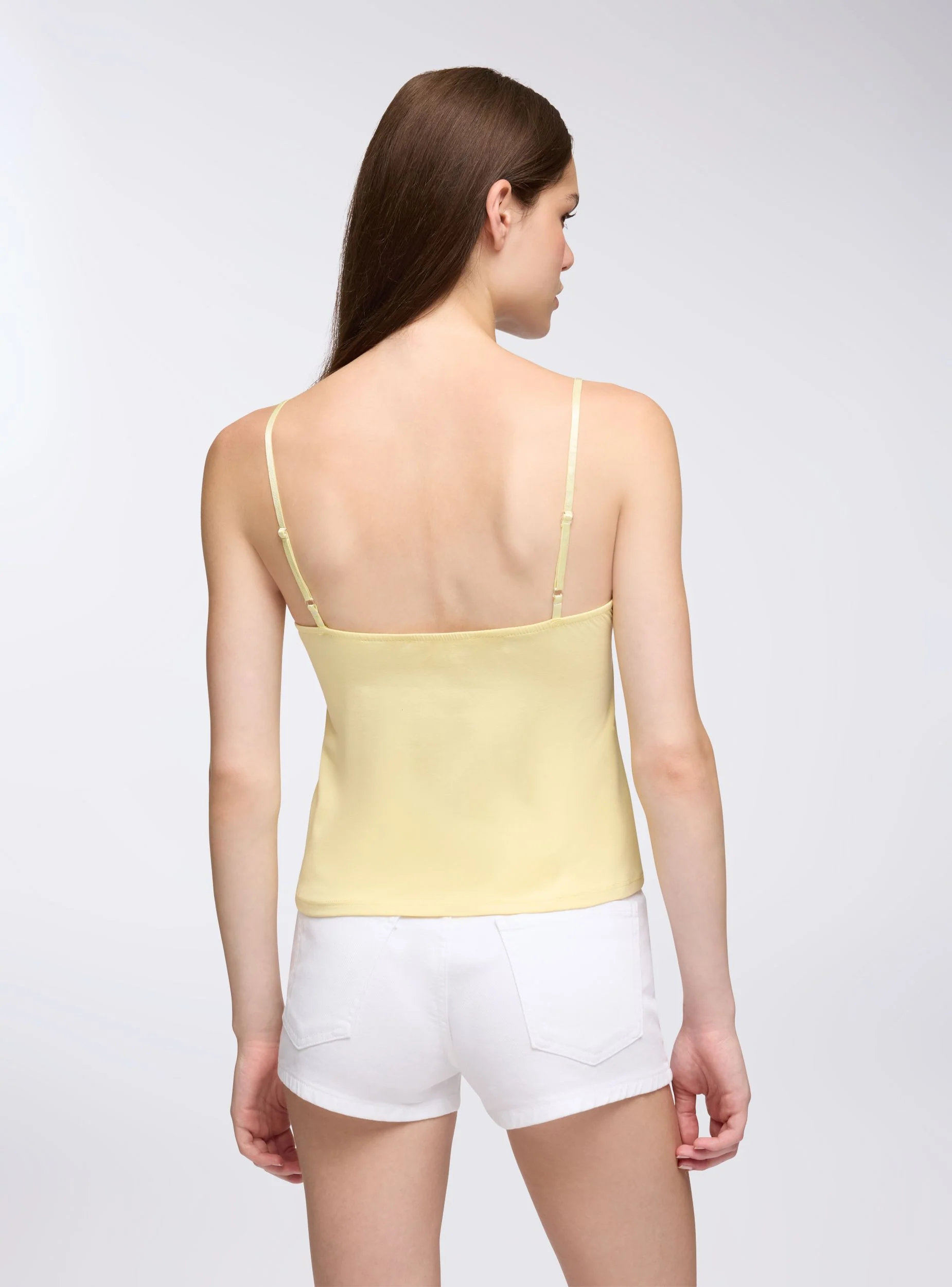 Top con spalline sottili e scollo a v - Image 4
