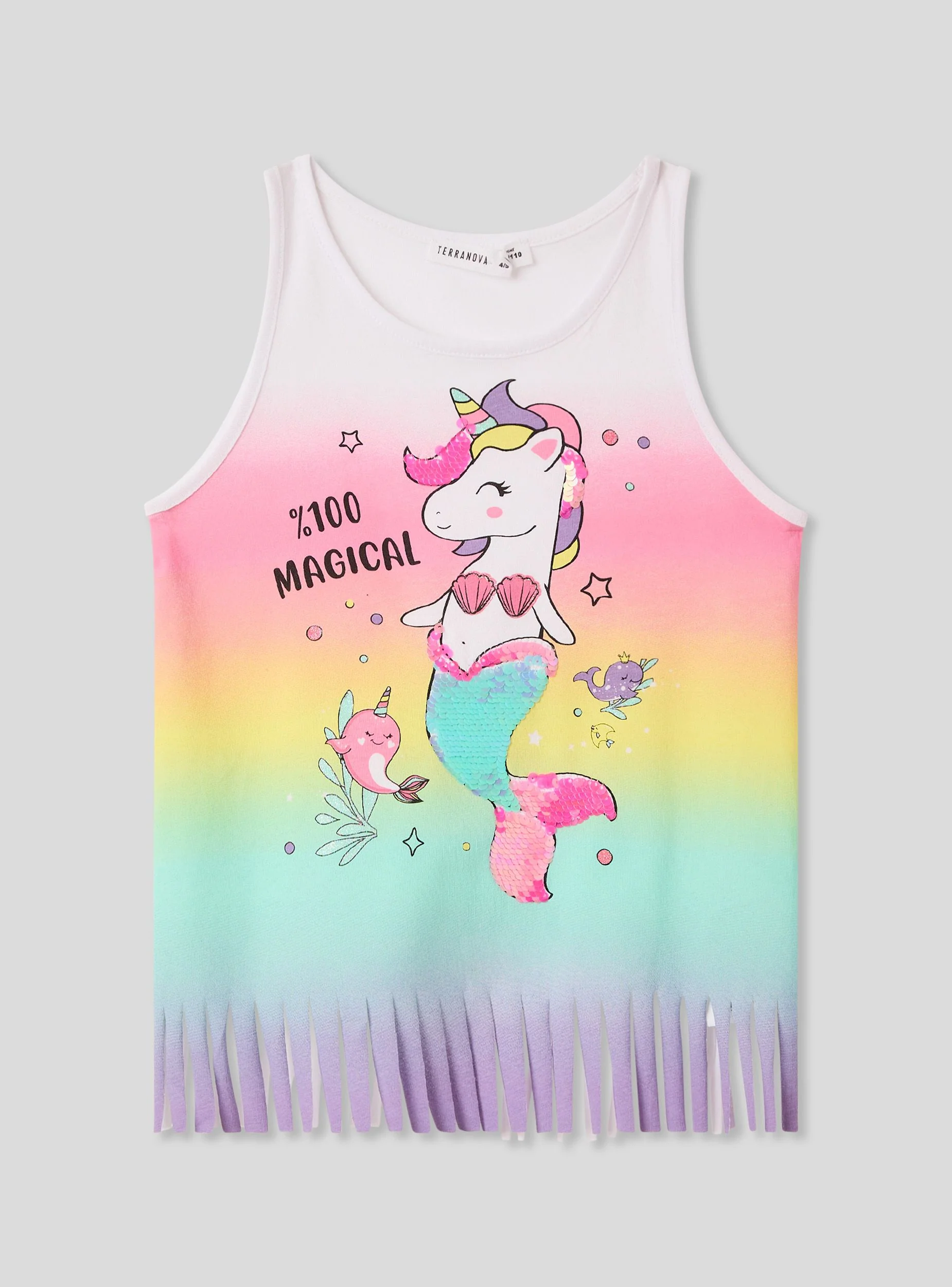 Top con unicorno e frange - Image 4