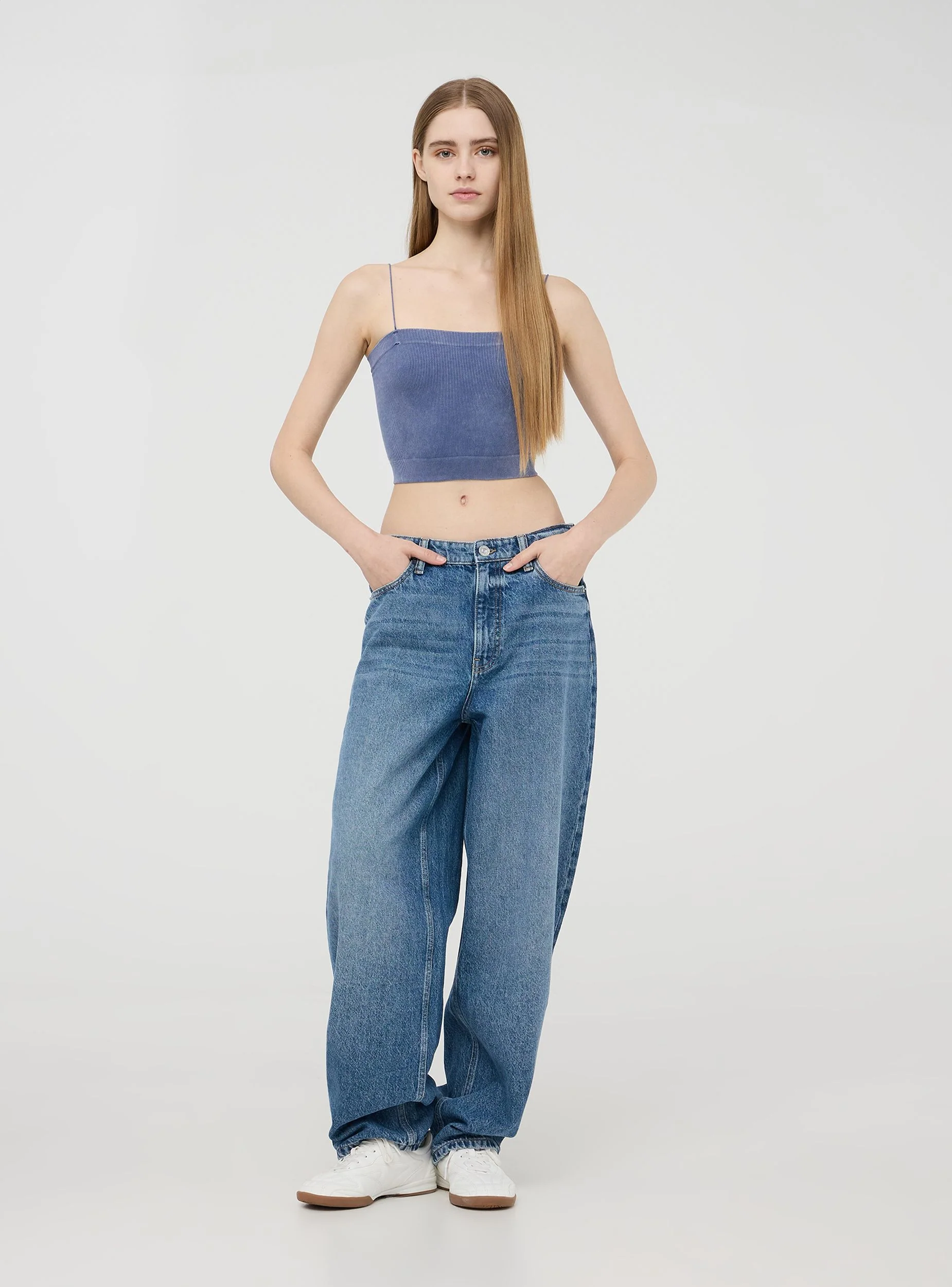 Top crop a costine seamless - Image 3