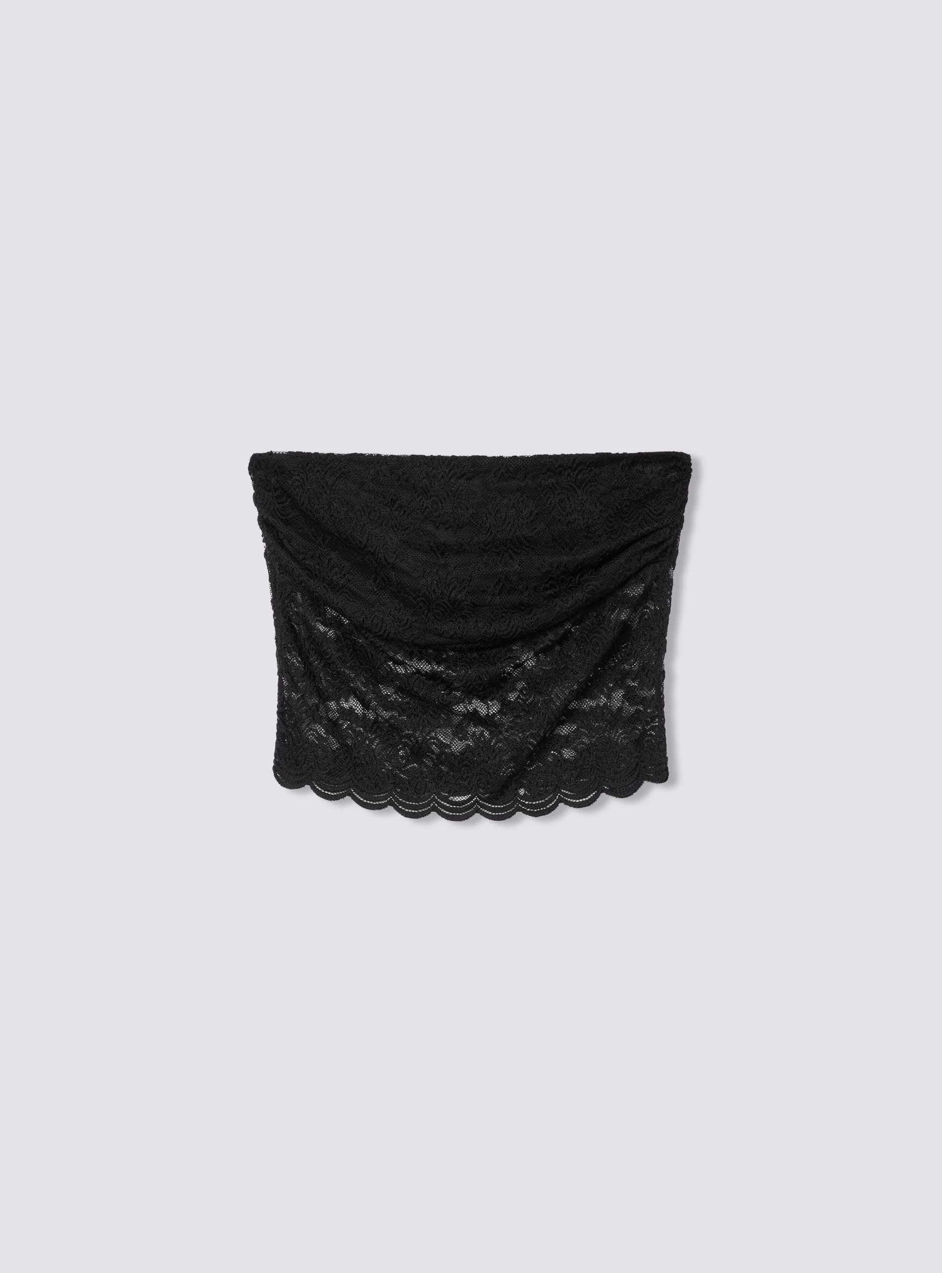 Top crop a fascia in pizzo semitrasparente - Image 6